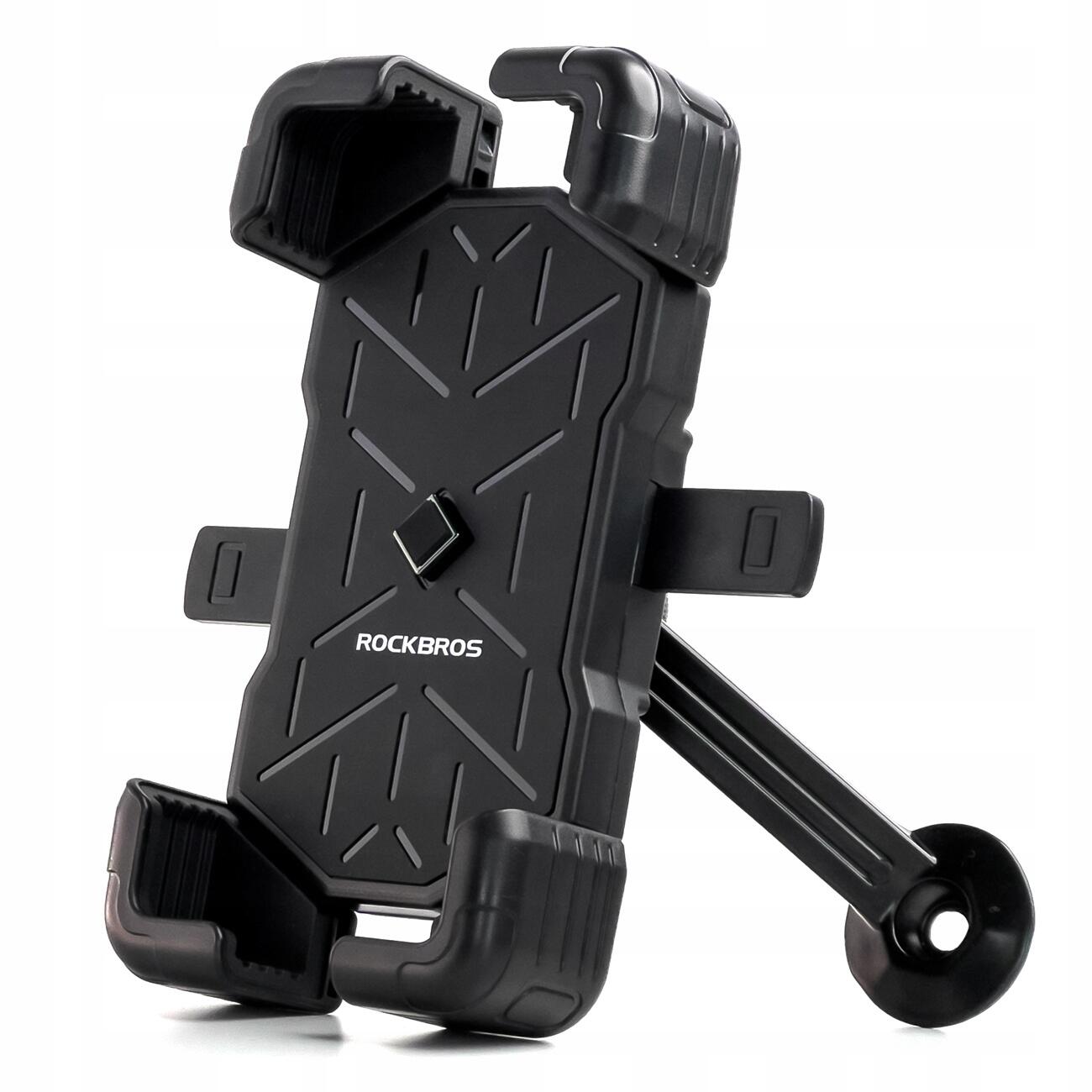 Uchwyt telefonu Rockbros na motocykl/skuter do lusterka 360°