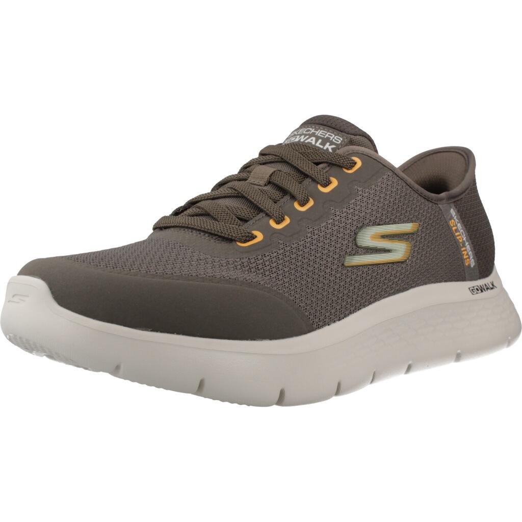 Buty SKECHERS SLIP-INS GO WALK FLEX NETRO Brązowy