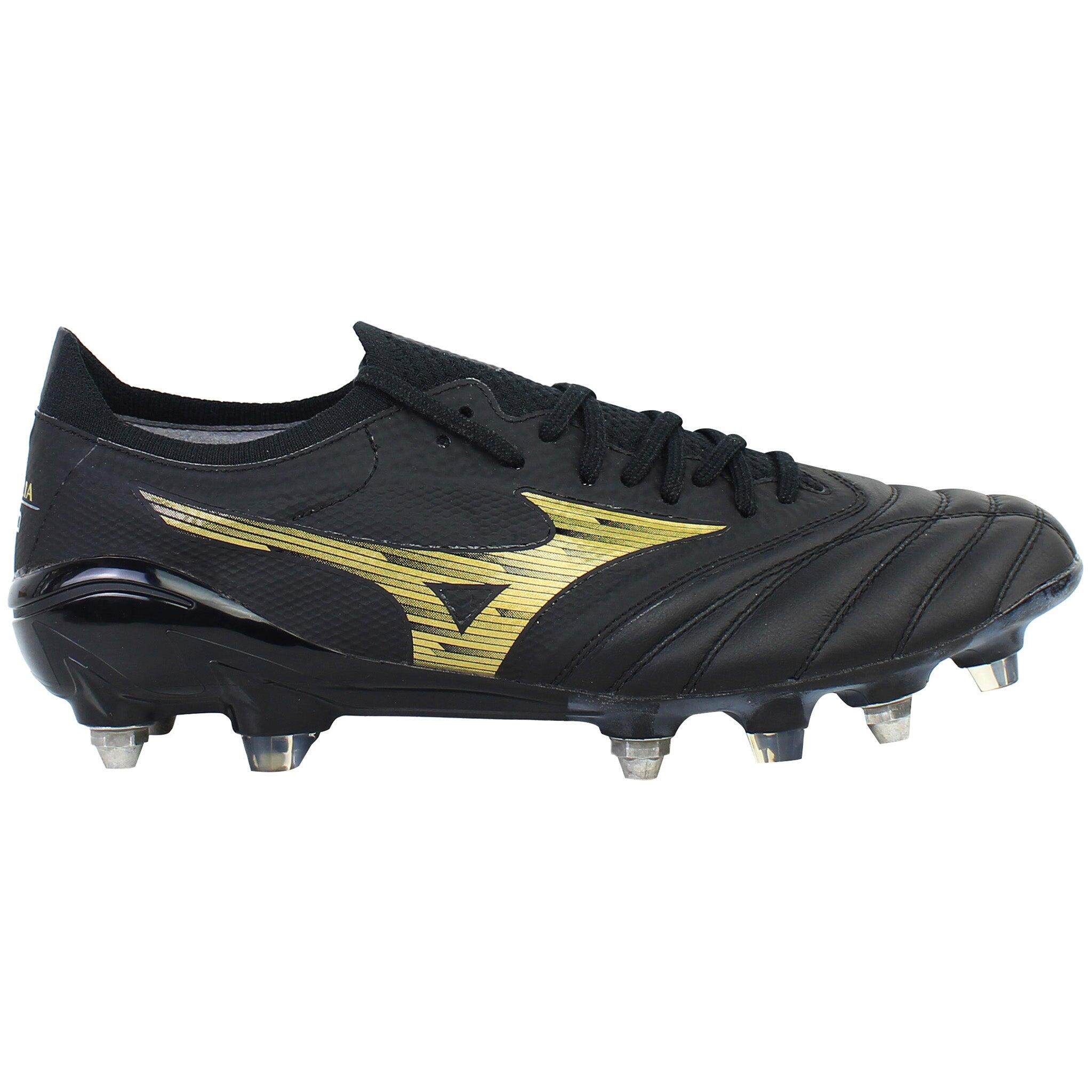 Buty piłkarskie Mizuno Morelia Neo IV Beta SG black/gold/black