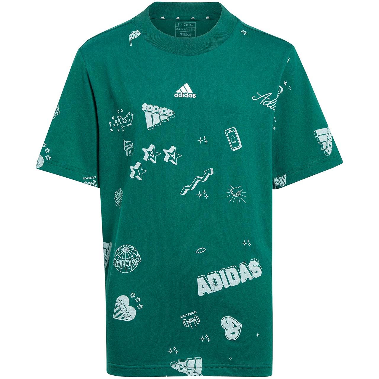 Koszulka dla dzieci adidas Brand Love Allover Print