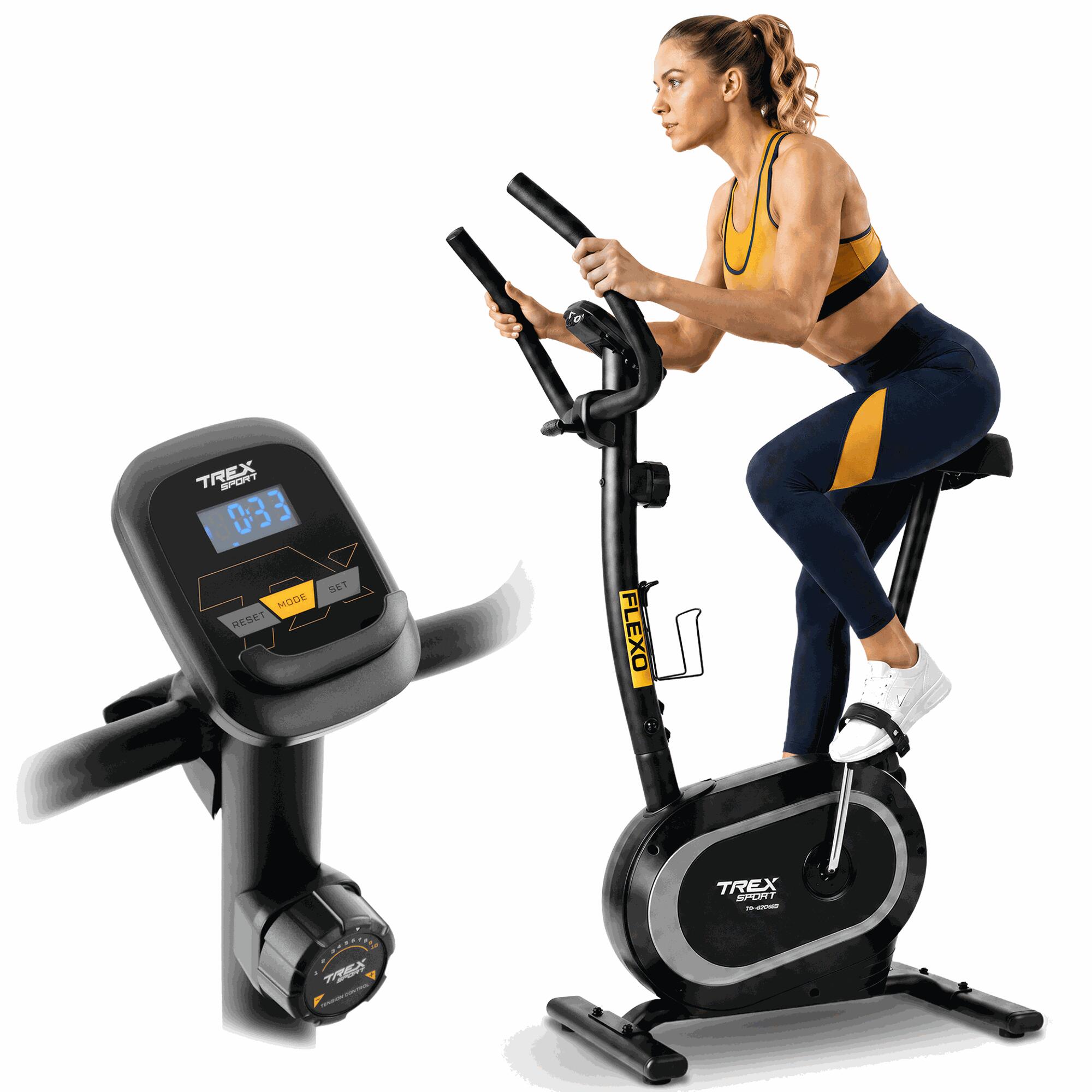 Rowerek stacjonarny indoor cycling Trex Sport FLEXO TX-450MB magnetyczny czarny