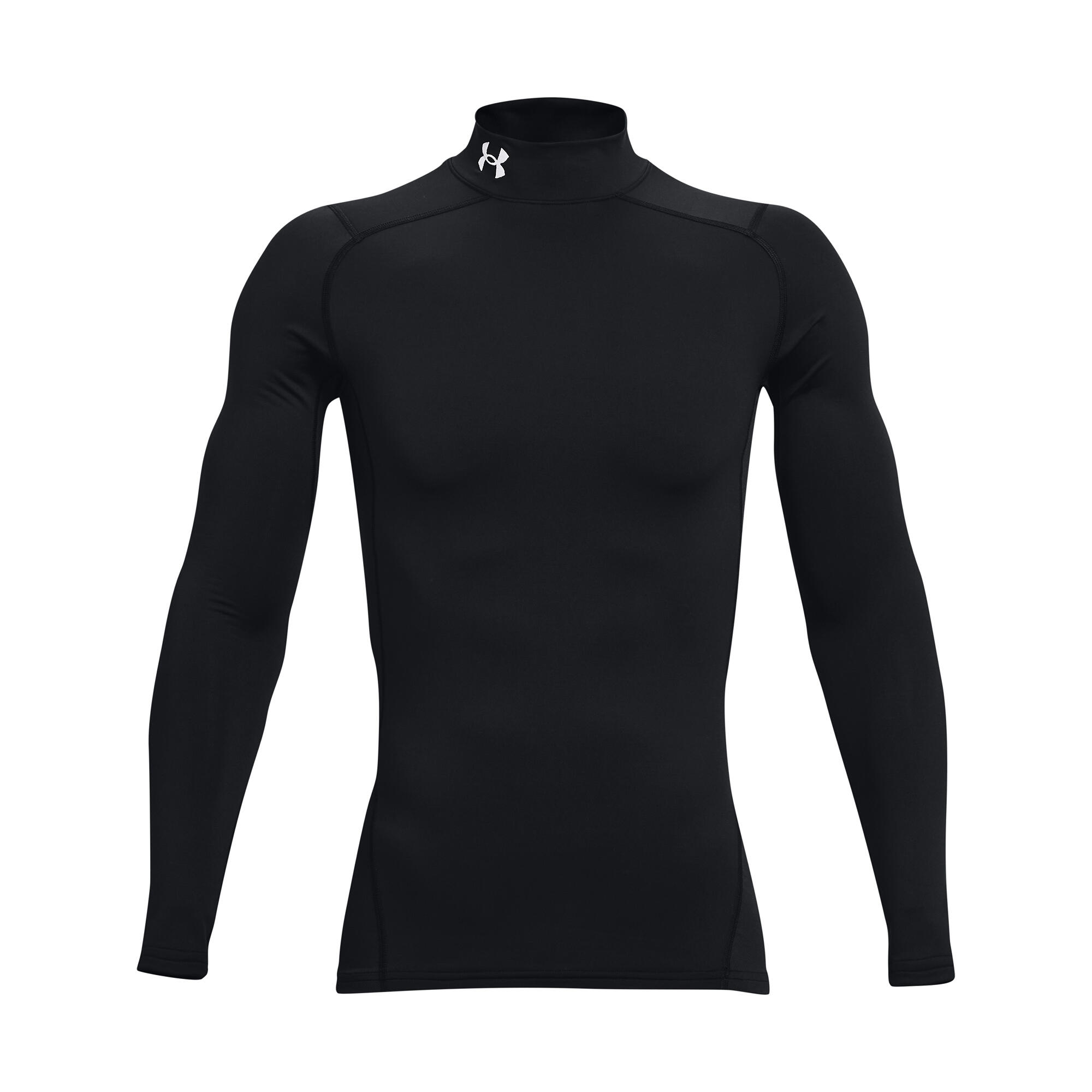 Maillot de compression à manches longues Under Armour ColdGear Mock Noir