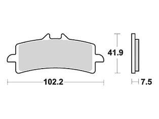 TRW MCB 792 SV Klocki Hamulcowe Sintered Metal - Wysoka Jakość