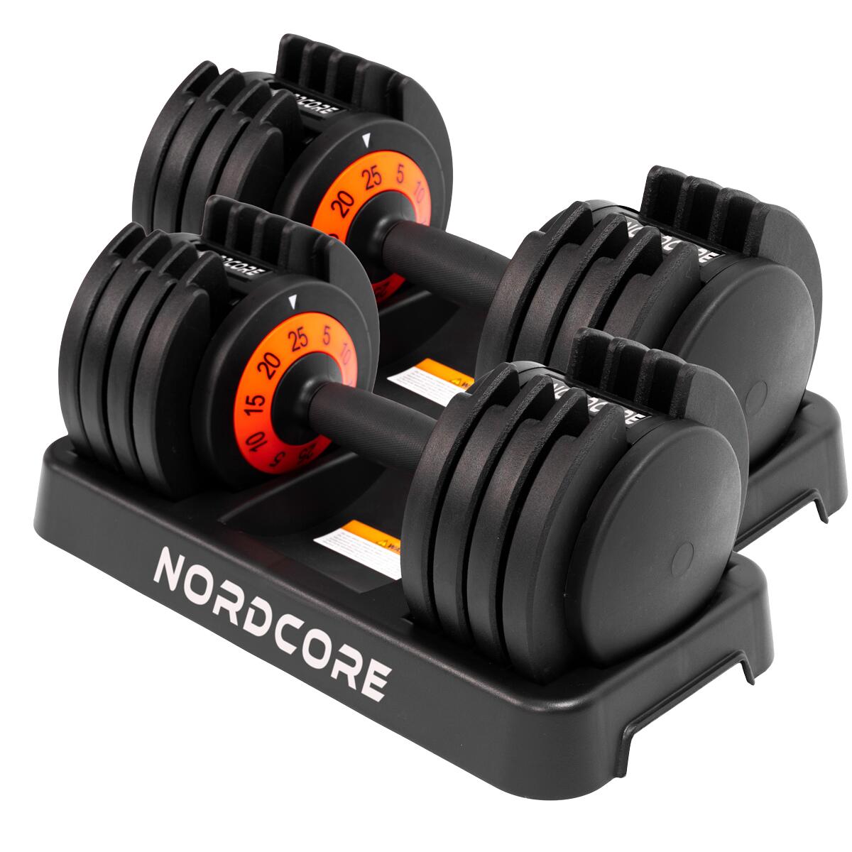 Nordcore 2x Regulowane Hantle Core, 50kg