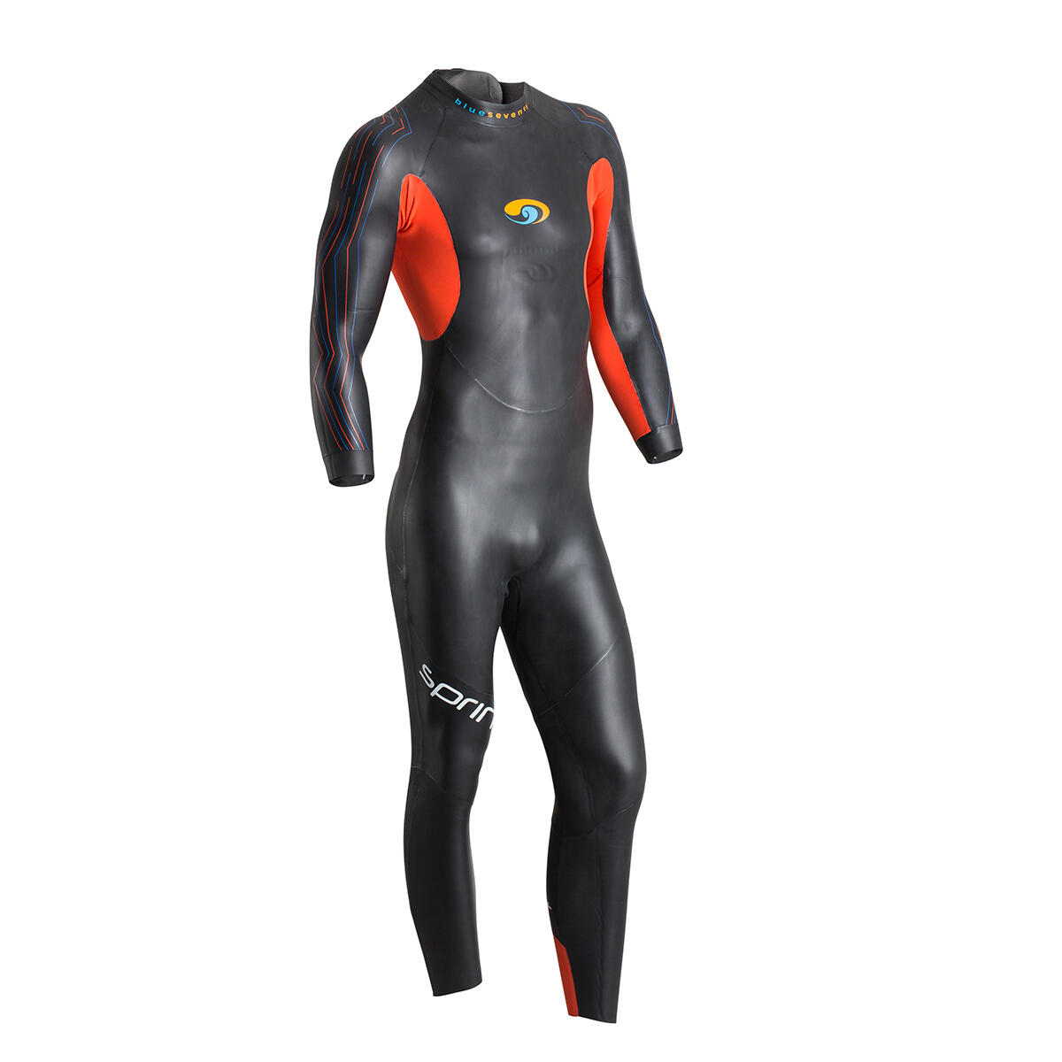 BLUESEVENTY Męski kombinezon do triathlonu Sprint XS