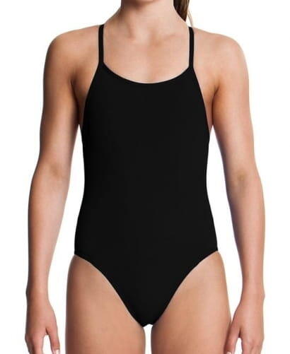 Strój na basen menstruacyjny Funkita STILL BLACK - diamond back dziewczęcy