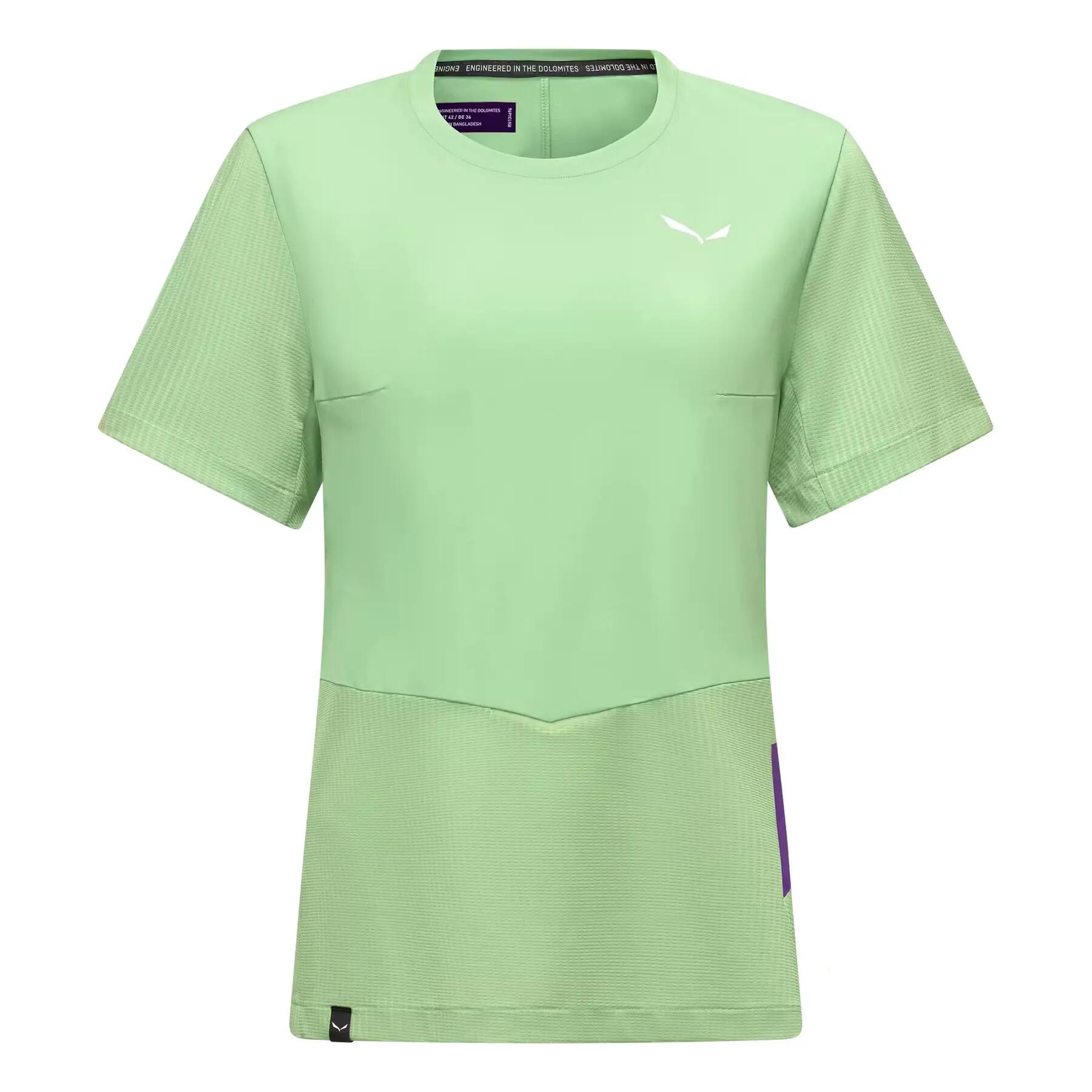 Фото - Трекінговий одяг Salewa T-shirt damski  Pedroc Dry'Ton Zielony S 