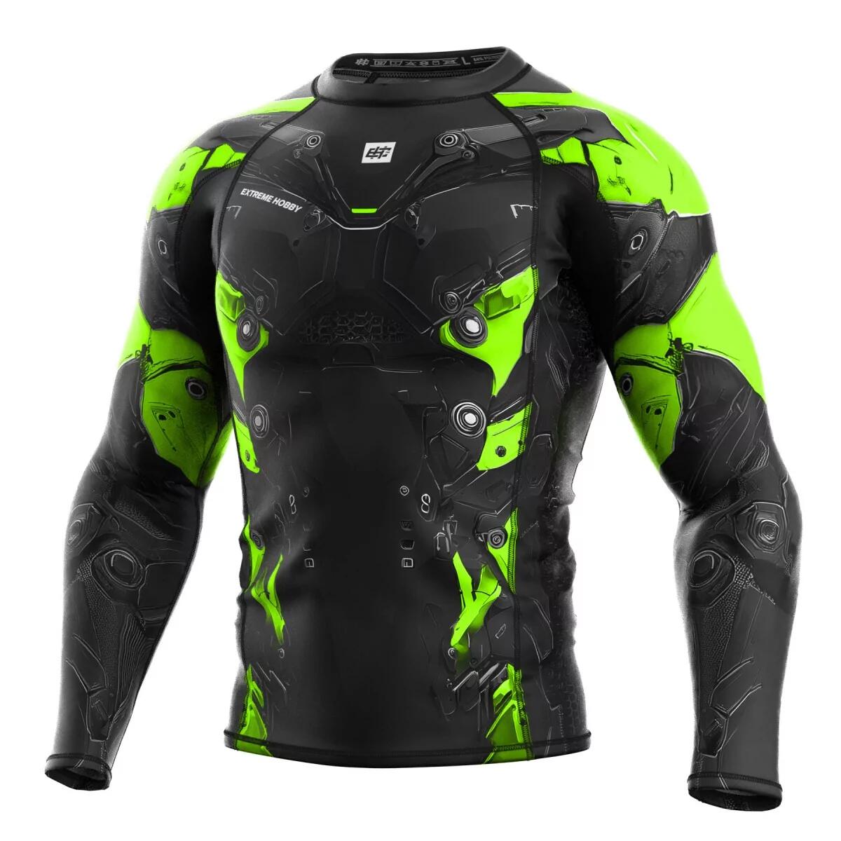 Koszulka sportowa męska Rashguard do MMA EXTREME HOBBY IRON FORCE