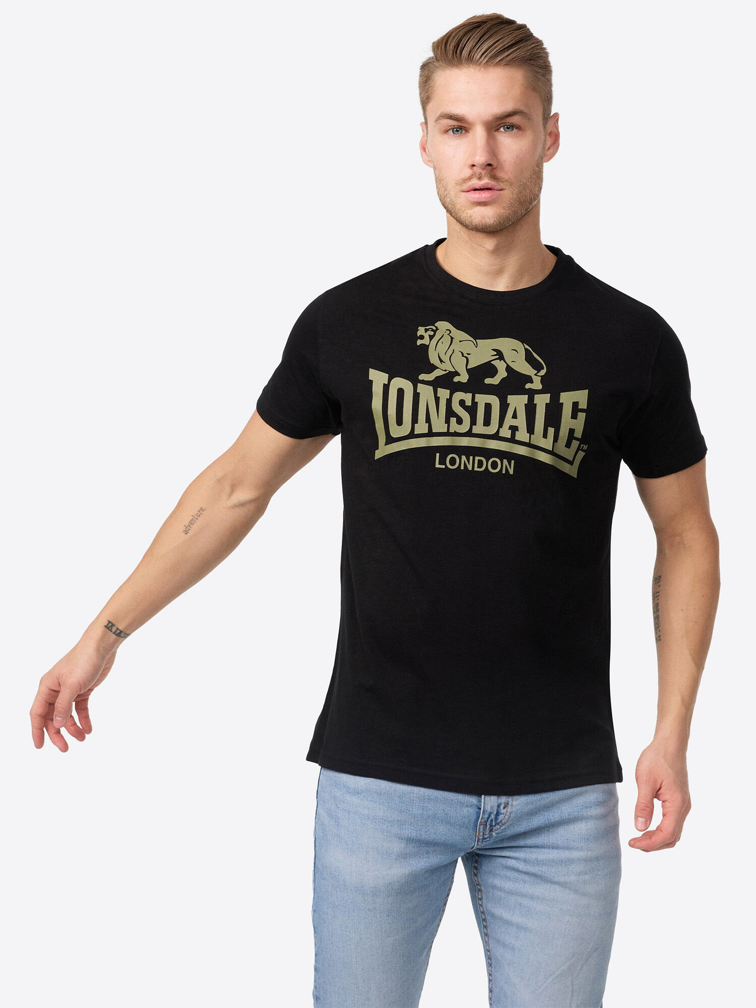 T-shirt o klasycznym kroju Lonsdale Logo