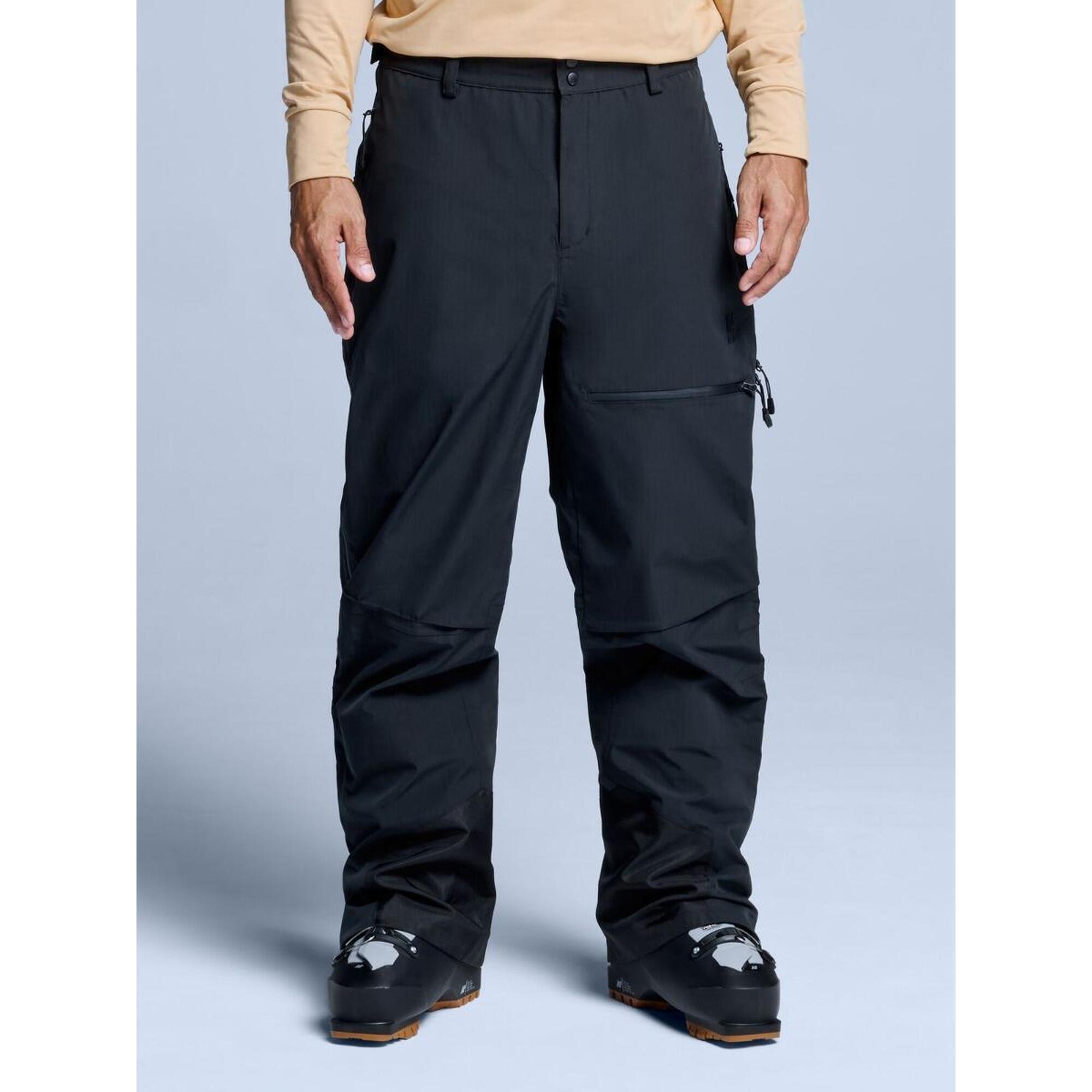 Spodnie narciarskie - Męskie - Hardshell - Freeride 3L - Czarne