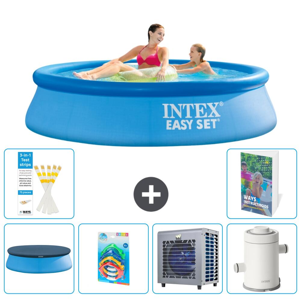 INTEX Basen Easy Set Okrągły - 244x61 cm - 7-częściowy S164