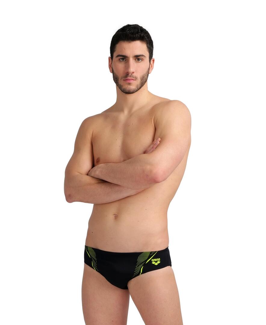 Kąpielówki męskie Arena Swim Briefs Graphic Training Swimsuit 90