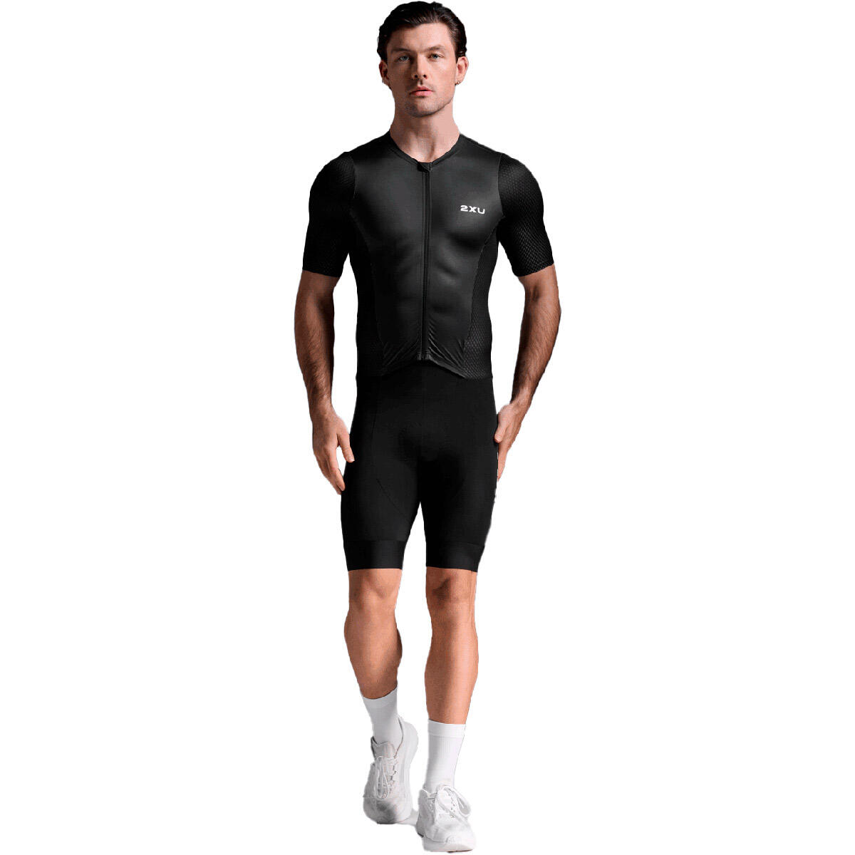 Kombinezon triathlonowy męski 2XU Aero Hex Sleeved