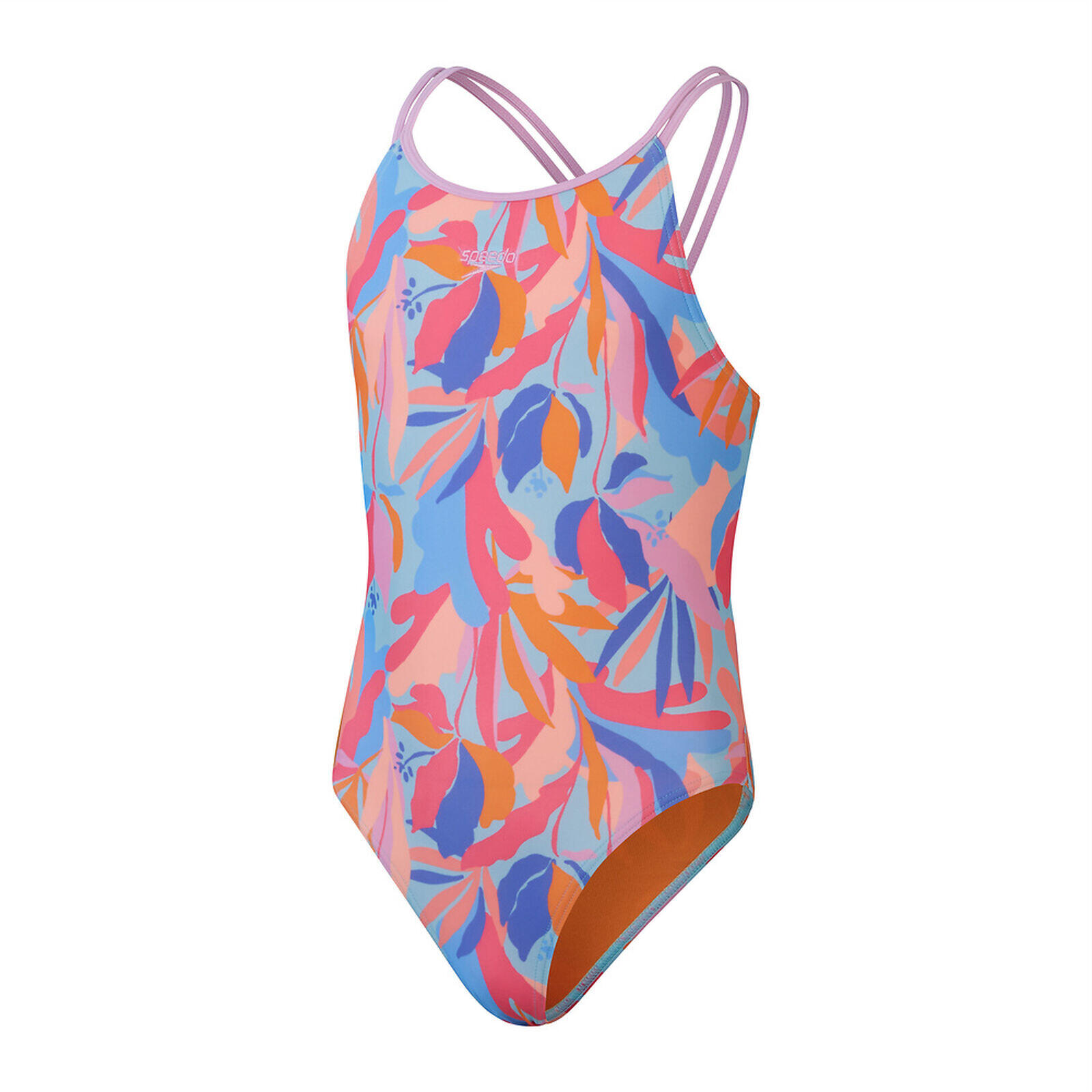 Dziewczęcy jednoczęściowy kostium kąpielowy Speedo Printed Twinstrap