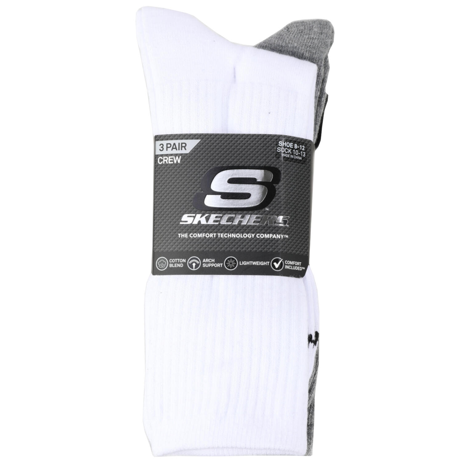Skarpetki sportowe dla dorosłych 3pk Unisex Non Terry Crew
