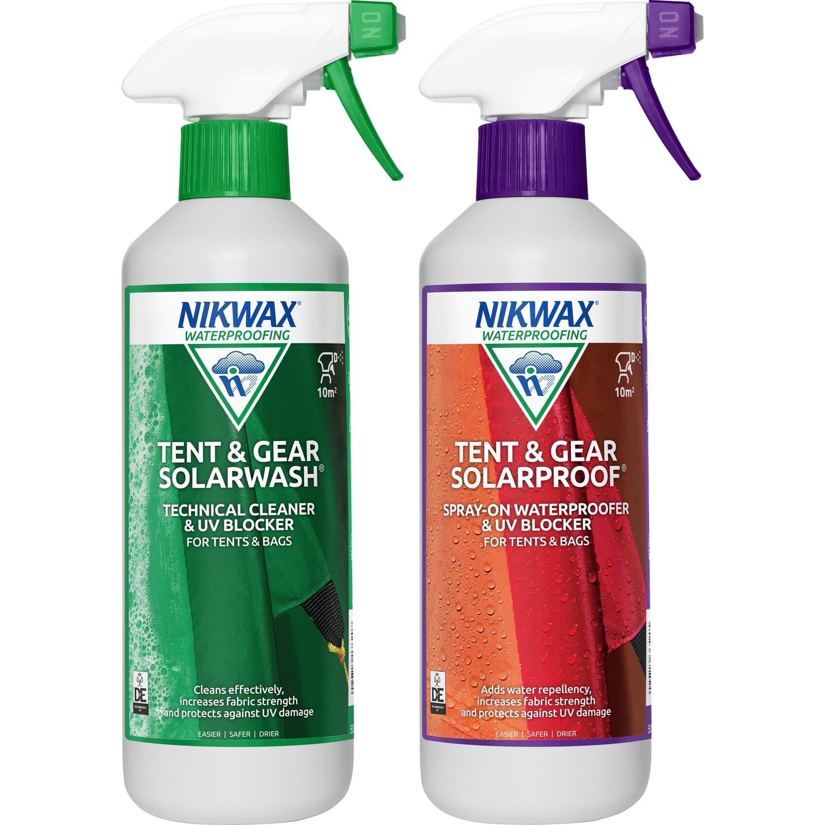 Zestaw Nikwax Tent&Gear SolarWash + SolarProof 2 x 500 ml