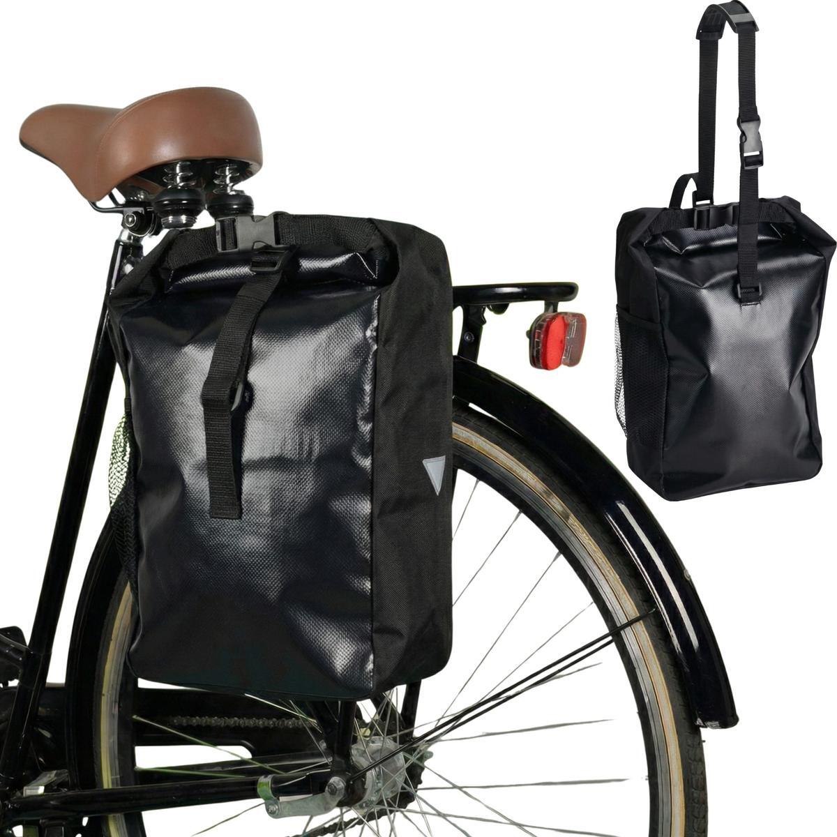 Sakwa torba pojedyncza rowerowa XqmaxPro 13,5L na bagażnik wodoodporna