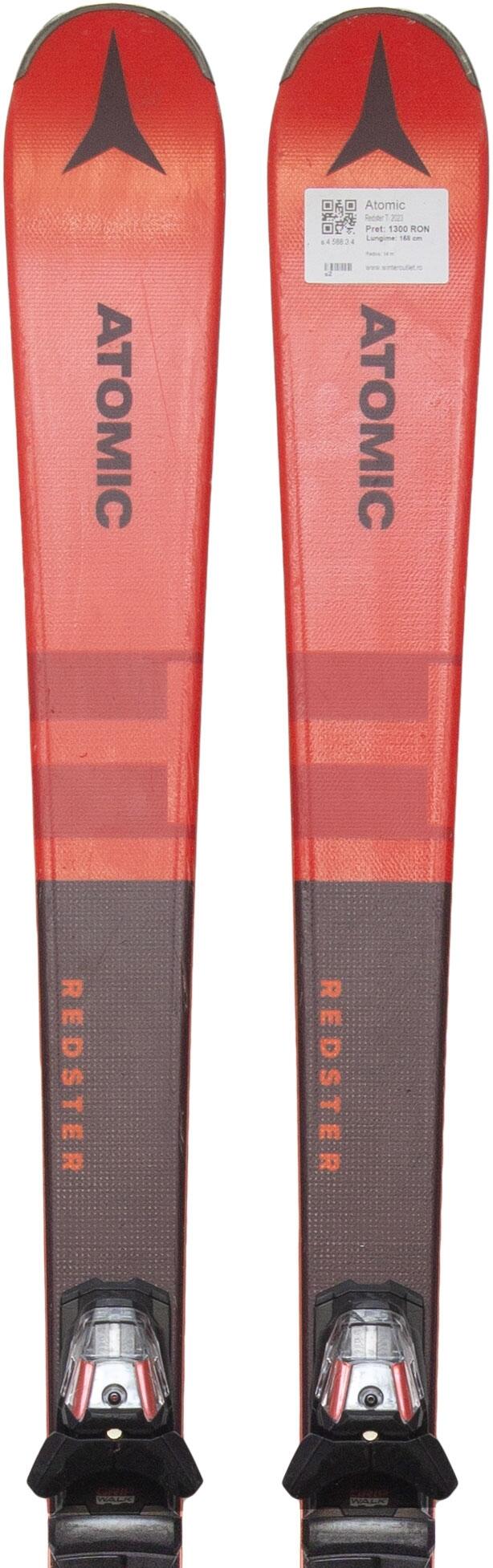 Second Life- Narty ATOMIC Redster Ti 2023, 147 cm- Stan bardzo dobry