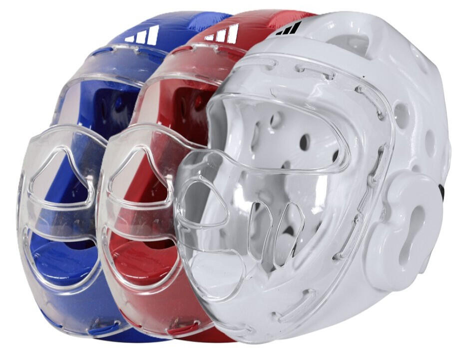 Kask do taekwondo z ochroną adidas WTF