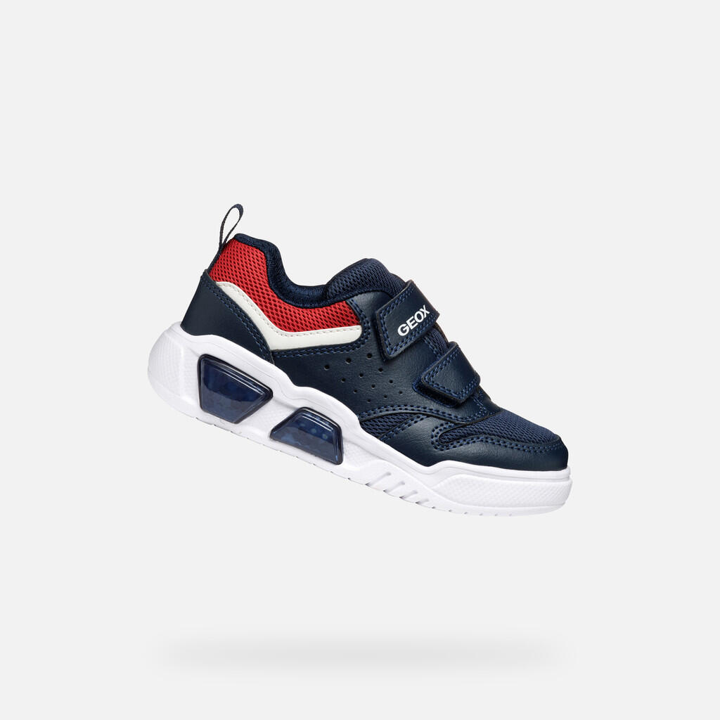 Buty GEOX J ILLUMINUS BOY Niebieski
