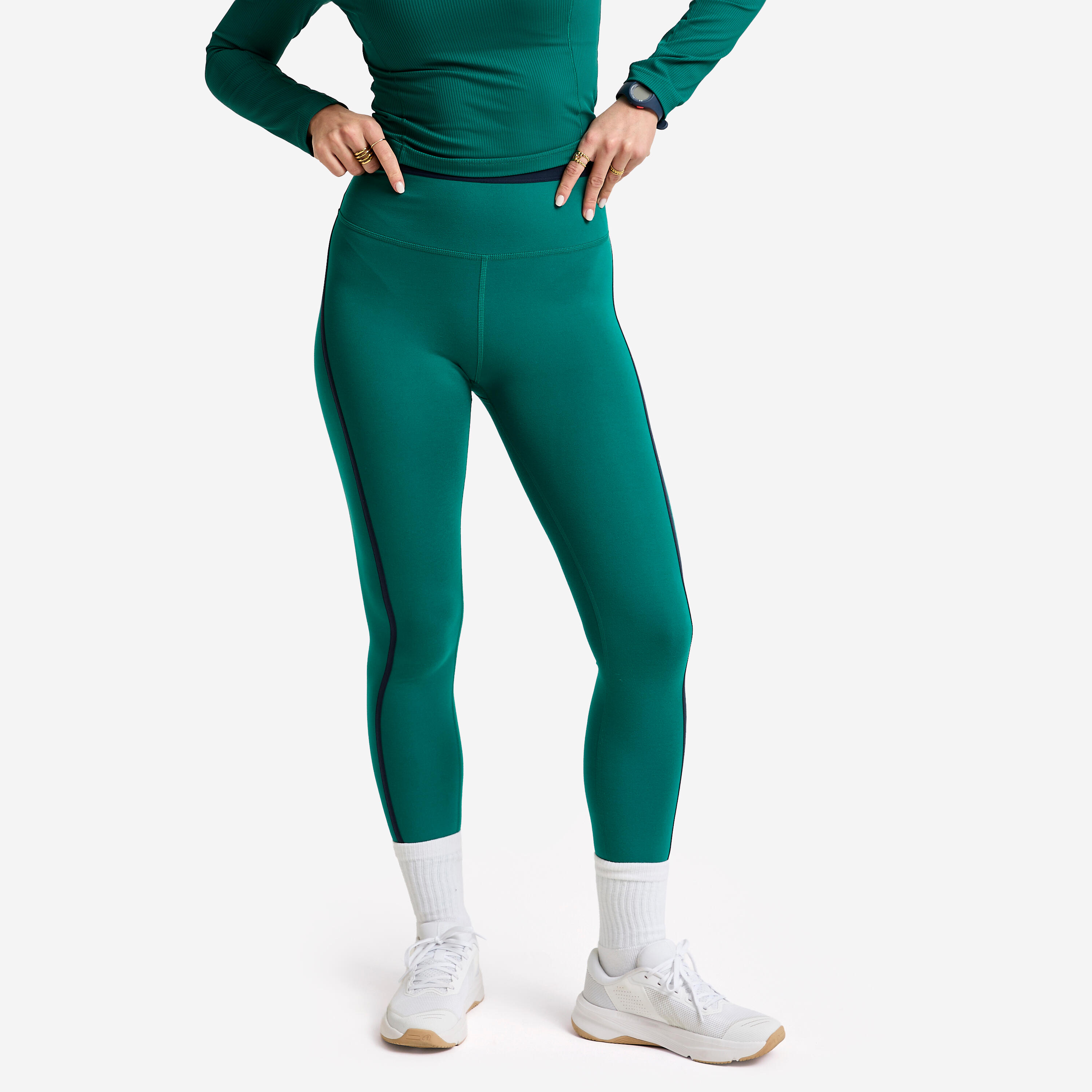 Legginsy fitness damskie Domyos