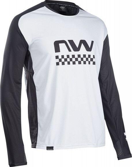 Koszulka rowerowa mtb NORTHWAVE EDGE Jersey LS jasna szara