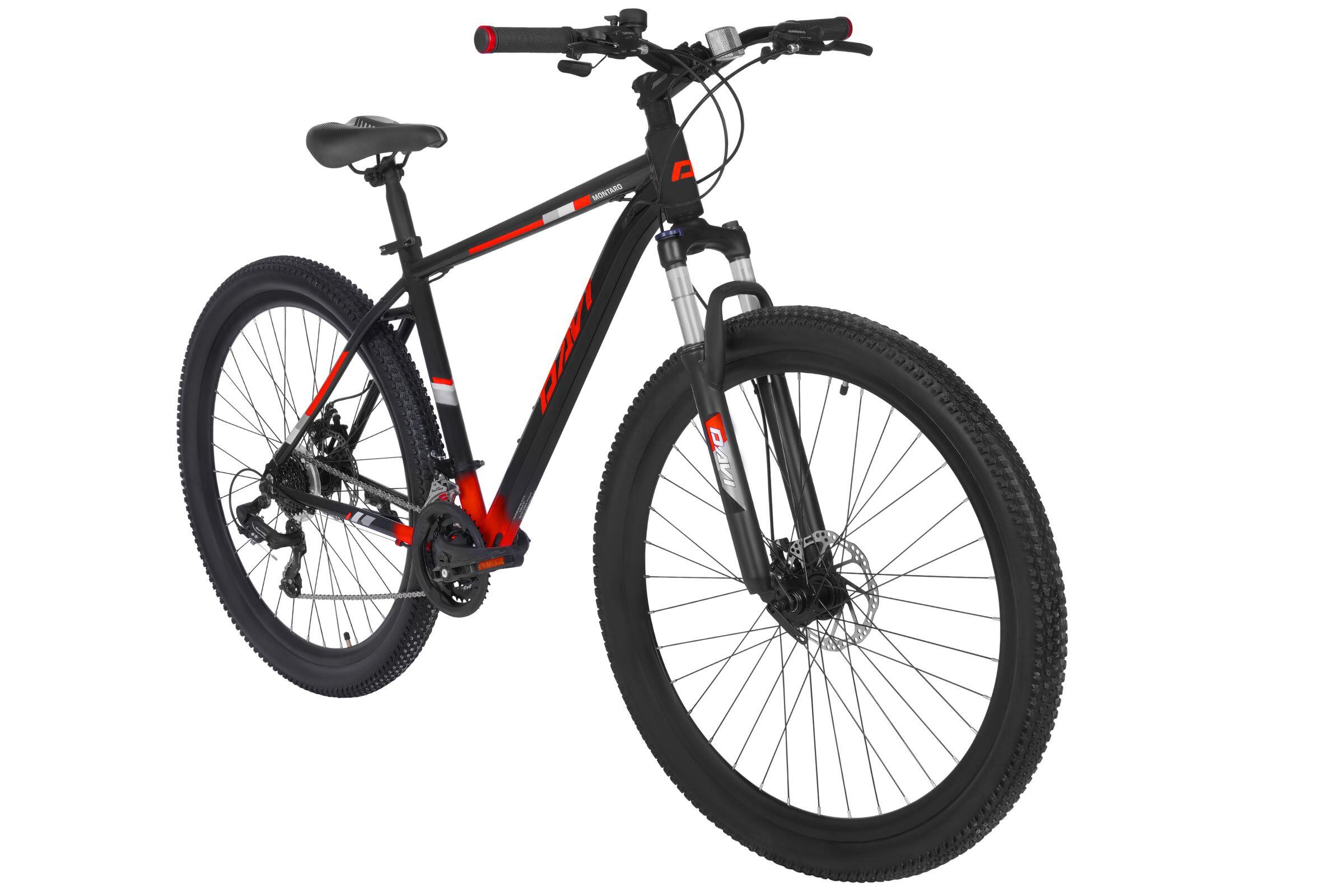 Rower górski MTB Davi Montaro Pro Aluminium, 29, 170-195 cm, 21 biegów, czarny
