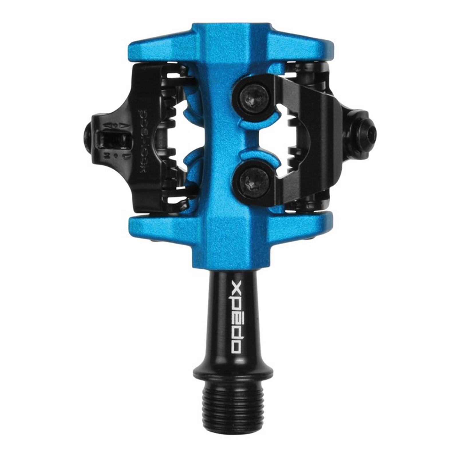 Pedał Clipless CXR niebieski, 9/16”, dwustronny XPT