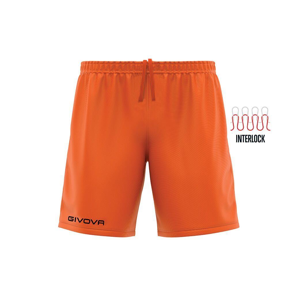 Spodenki sportowe Givova Short Capo Pomarańczowe Pomarańczowe