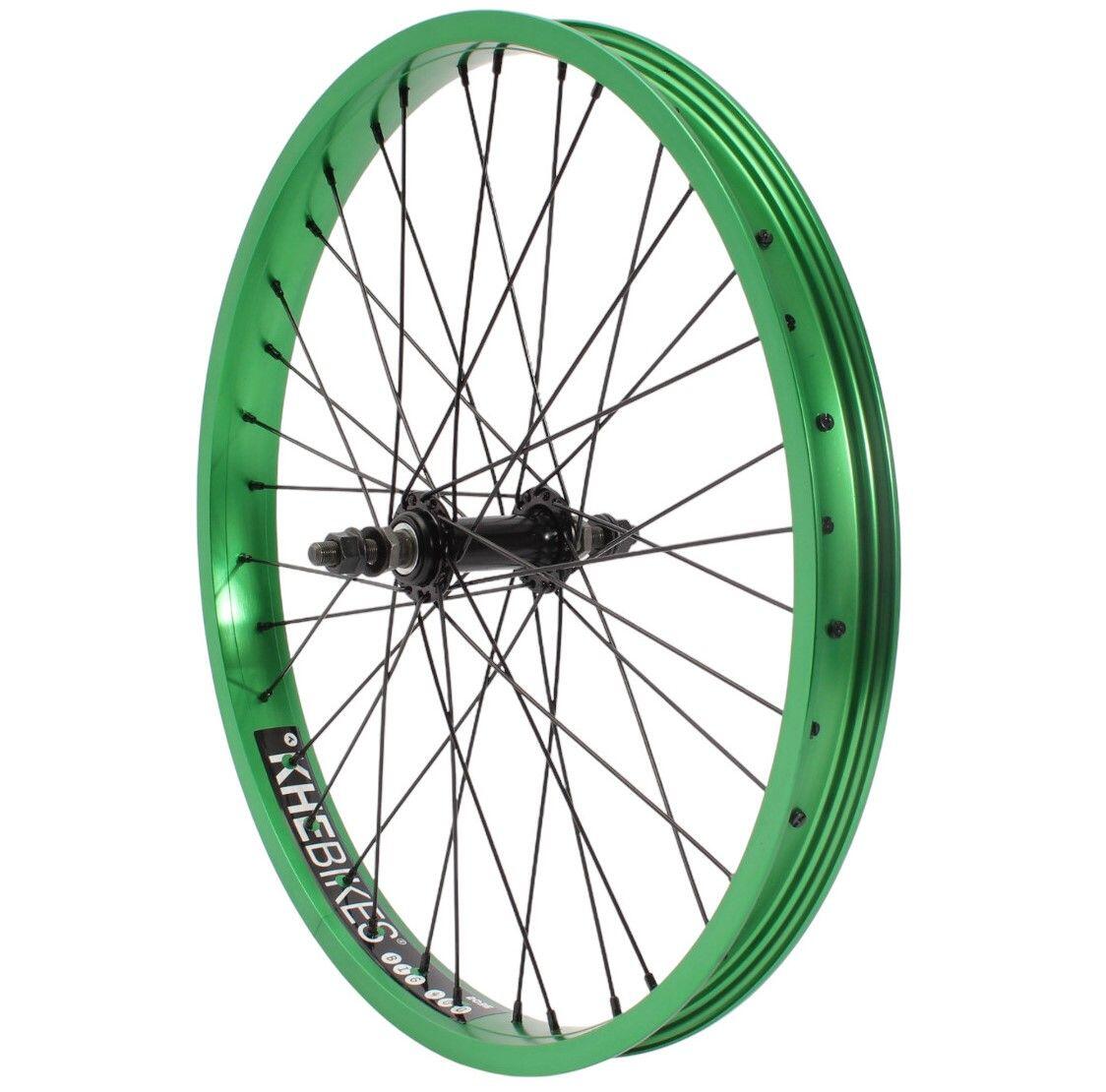 Przednie koło BMX KHE PRISM 20 cali zielone