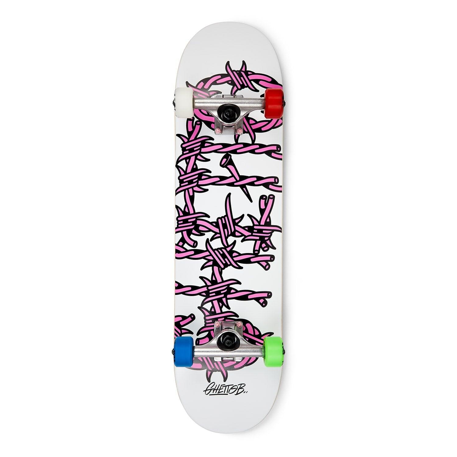 Kompletny deskorolka do rozpoczęcia Barbed Wire Pink 8.125