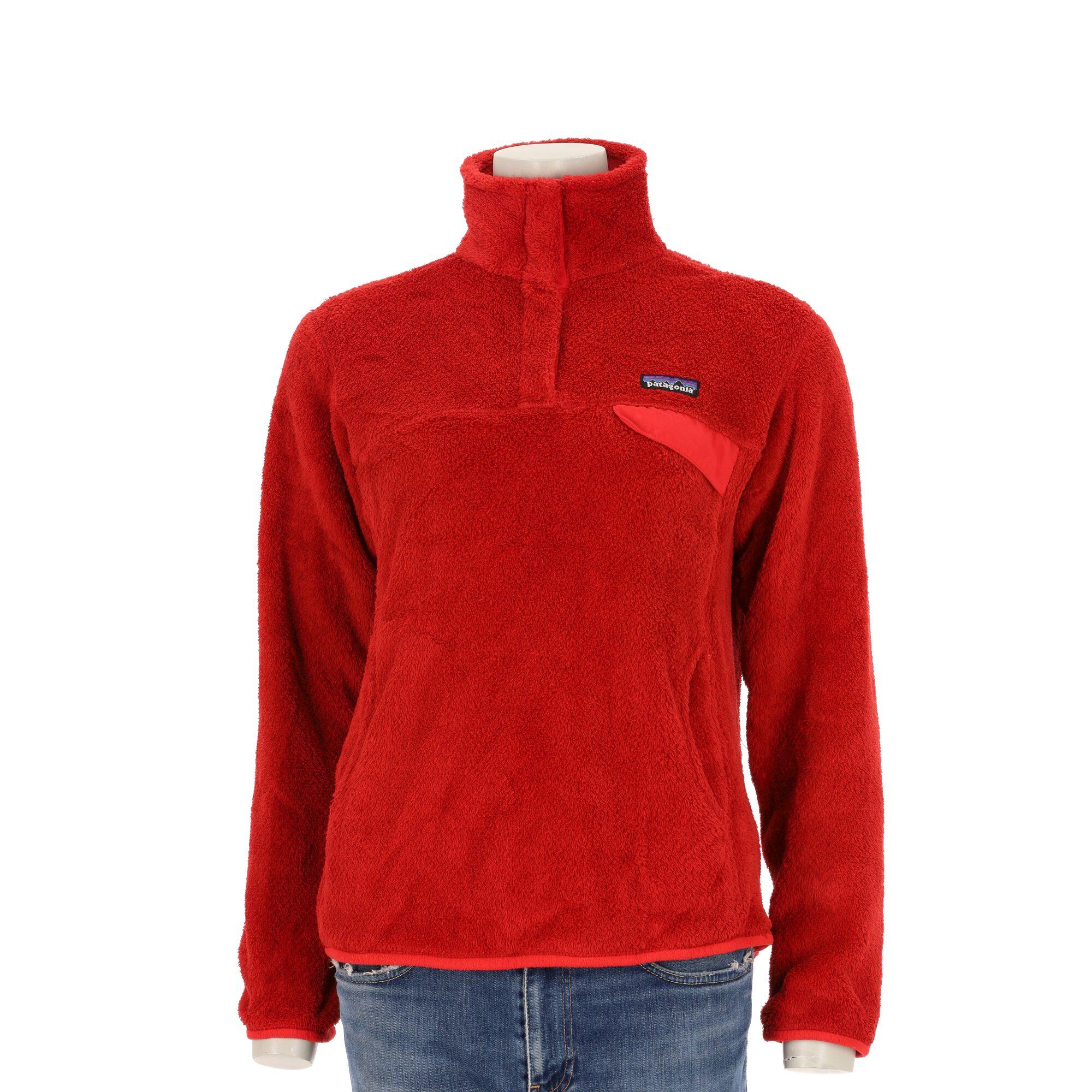 Second life - Patagonia bluza polar damska Snap-T czerwony - Stan bardzo dobry