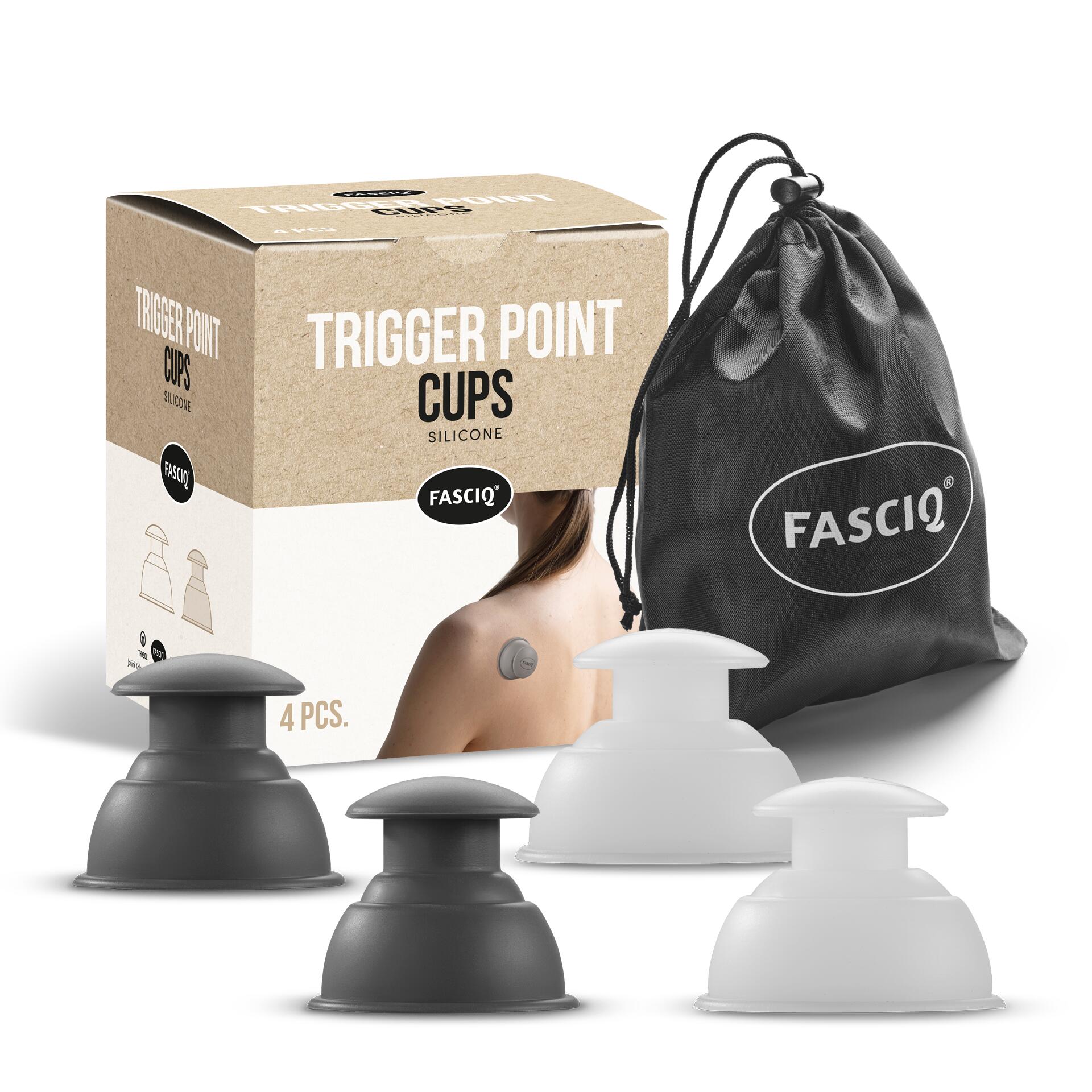 FASCIQ® - Zestaw 4 silikonowych baniek sportowych