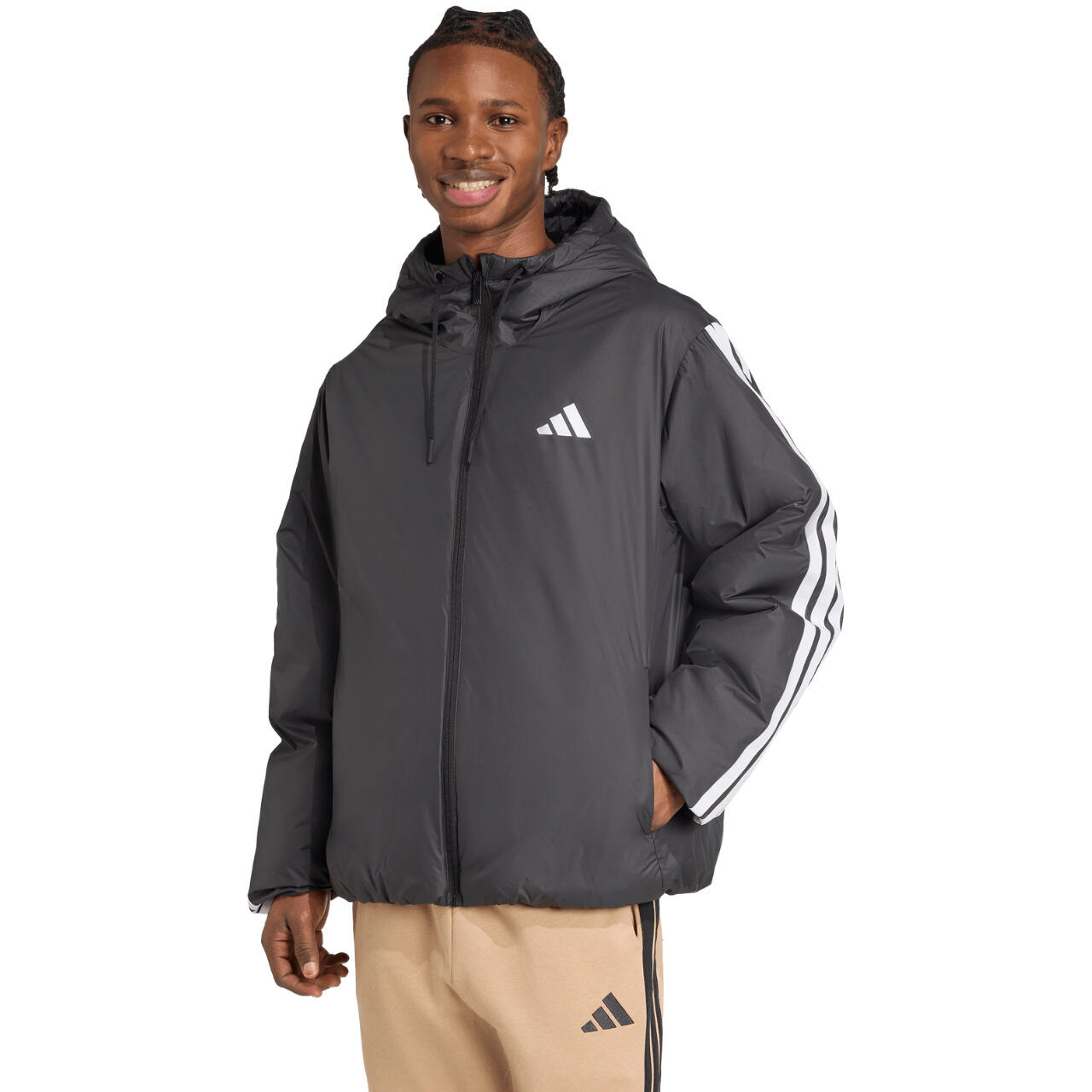 Kurtka męska adidas Essentials Climawarm 3-Stripes Insulated Hooded