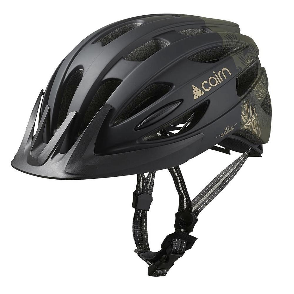 Kask rowerowy Cairn Fusion w kolorze czarnym/khaki