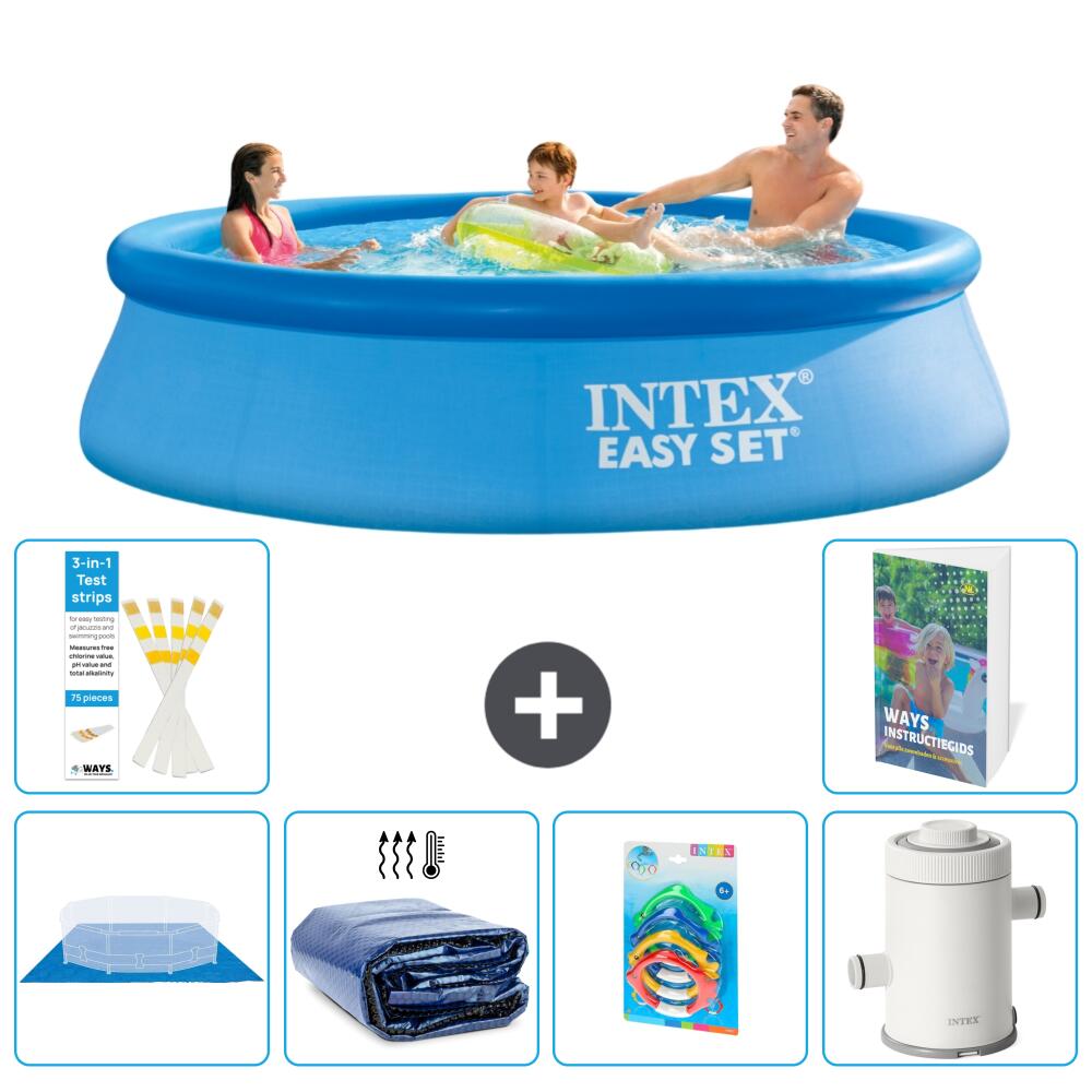 INTEX Basen Easy Set Okrągły - 305x76 cm - 7-częściowy S123