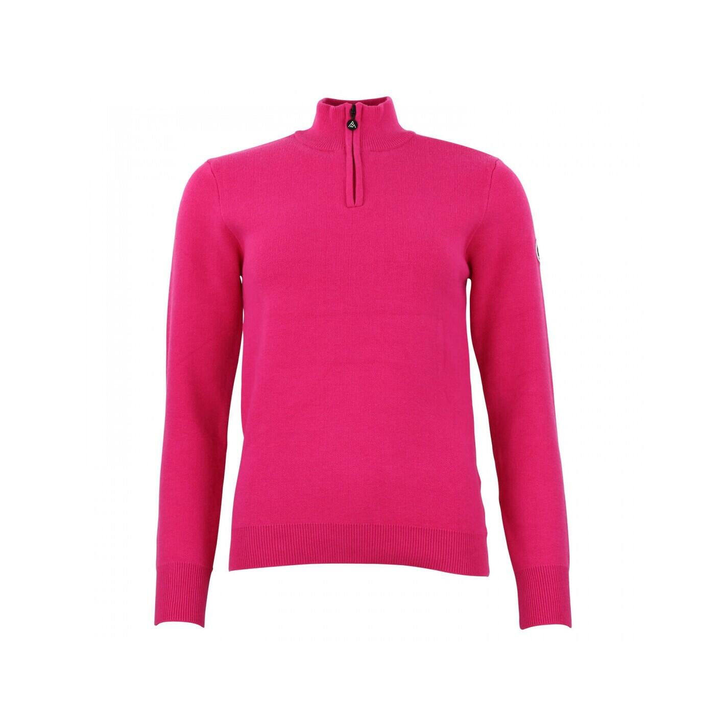 Damski sweter z golfem zapinany na zamek 1/2 Peak Mountain Acharlito