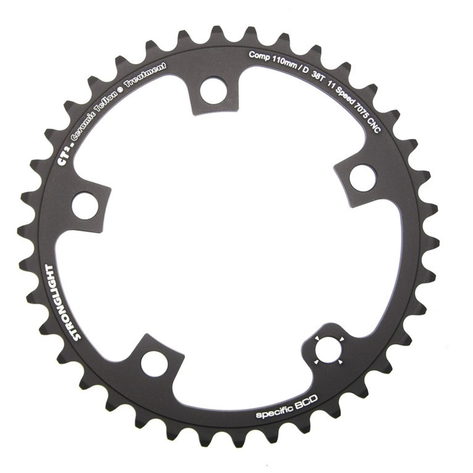 5-ramienne tace drogowe ultra torque intérieur Stronglight Campagnolo Ct2 Record