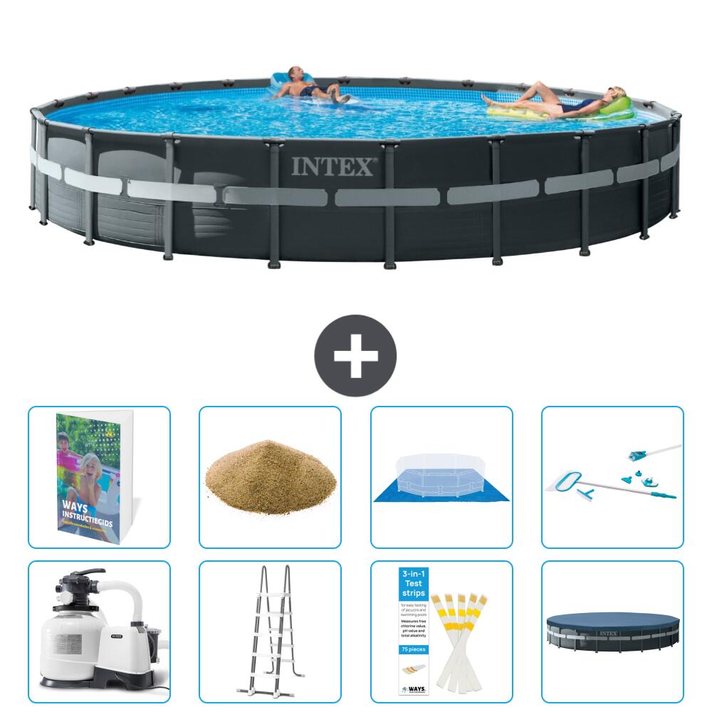 INTEX Basen Ultra XTR Okrągły - 732x132 cm - 9-częściowy S580