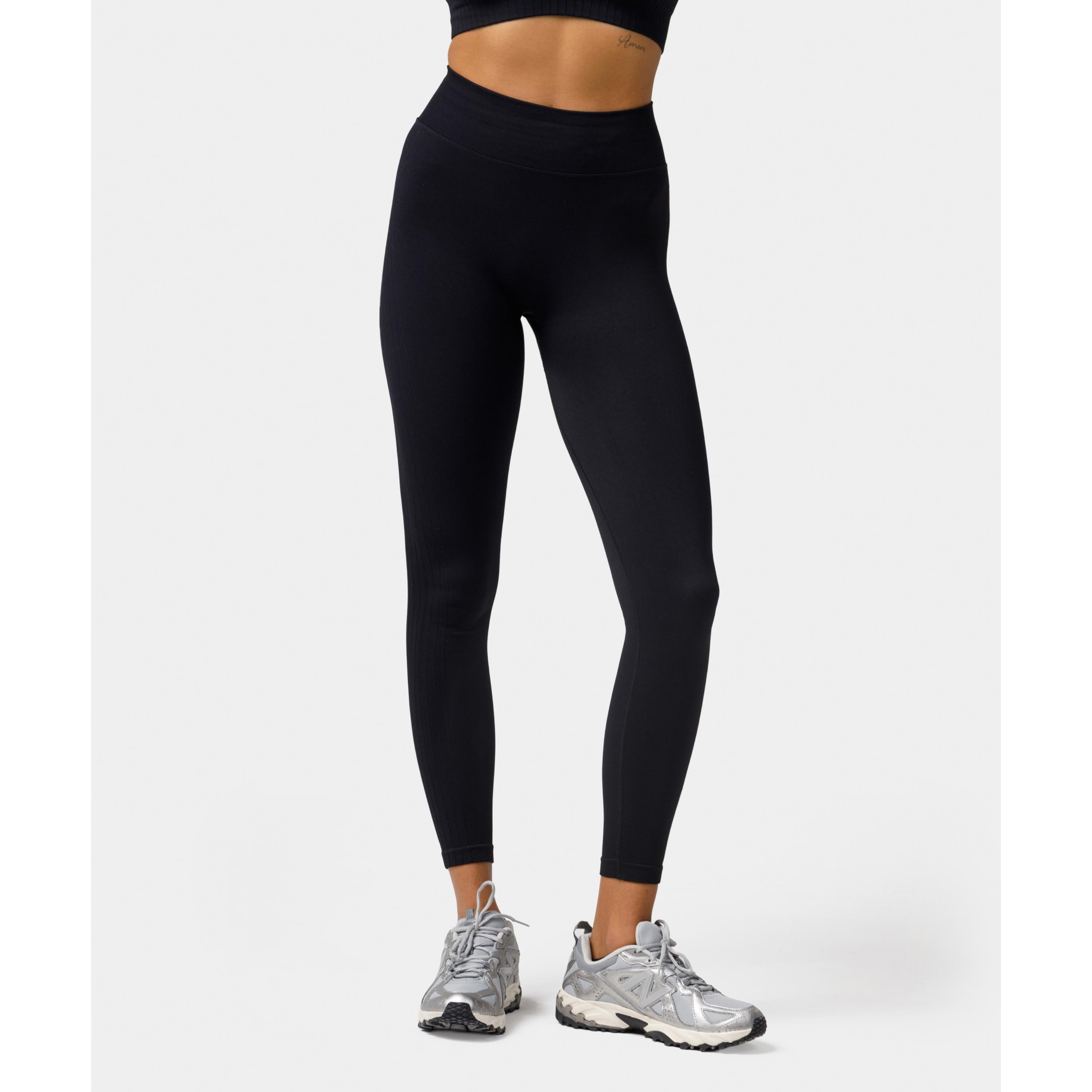 Legginsy bezszwowe push-up Carpatree Elite czarne