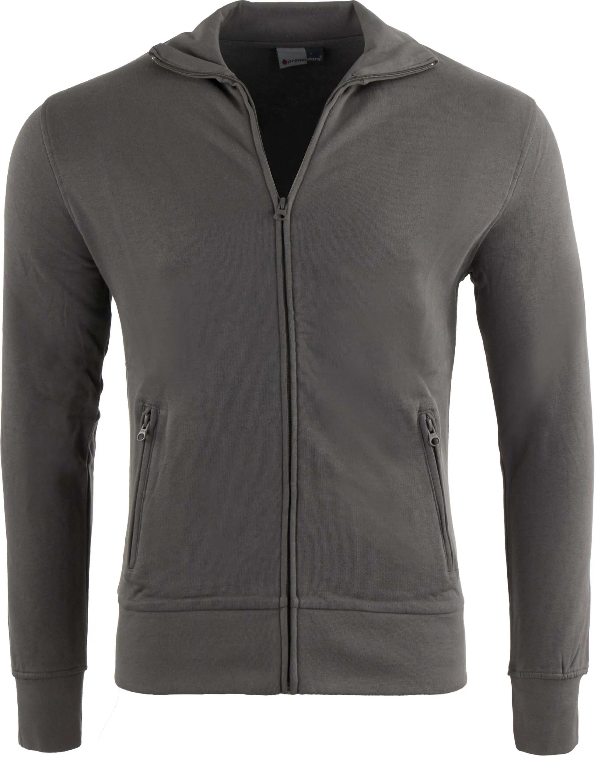 Męska bluza Promodoro Jacket ze stójką, szara