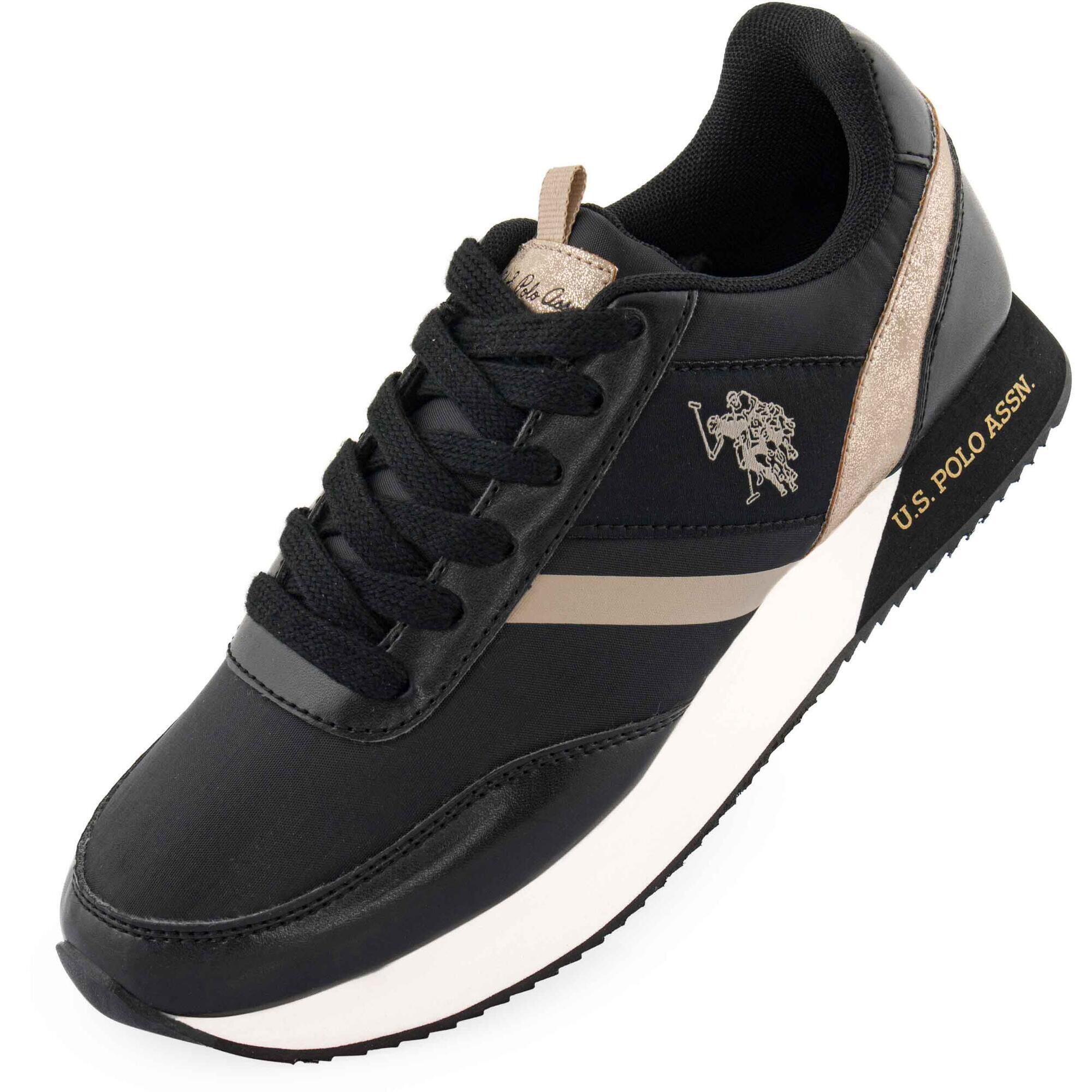 Czarne damskie sneakersy U.S. Polo Assn. - Rozmiar 37