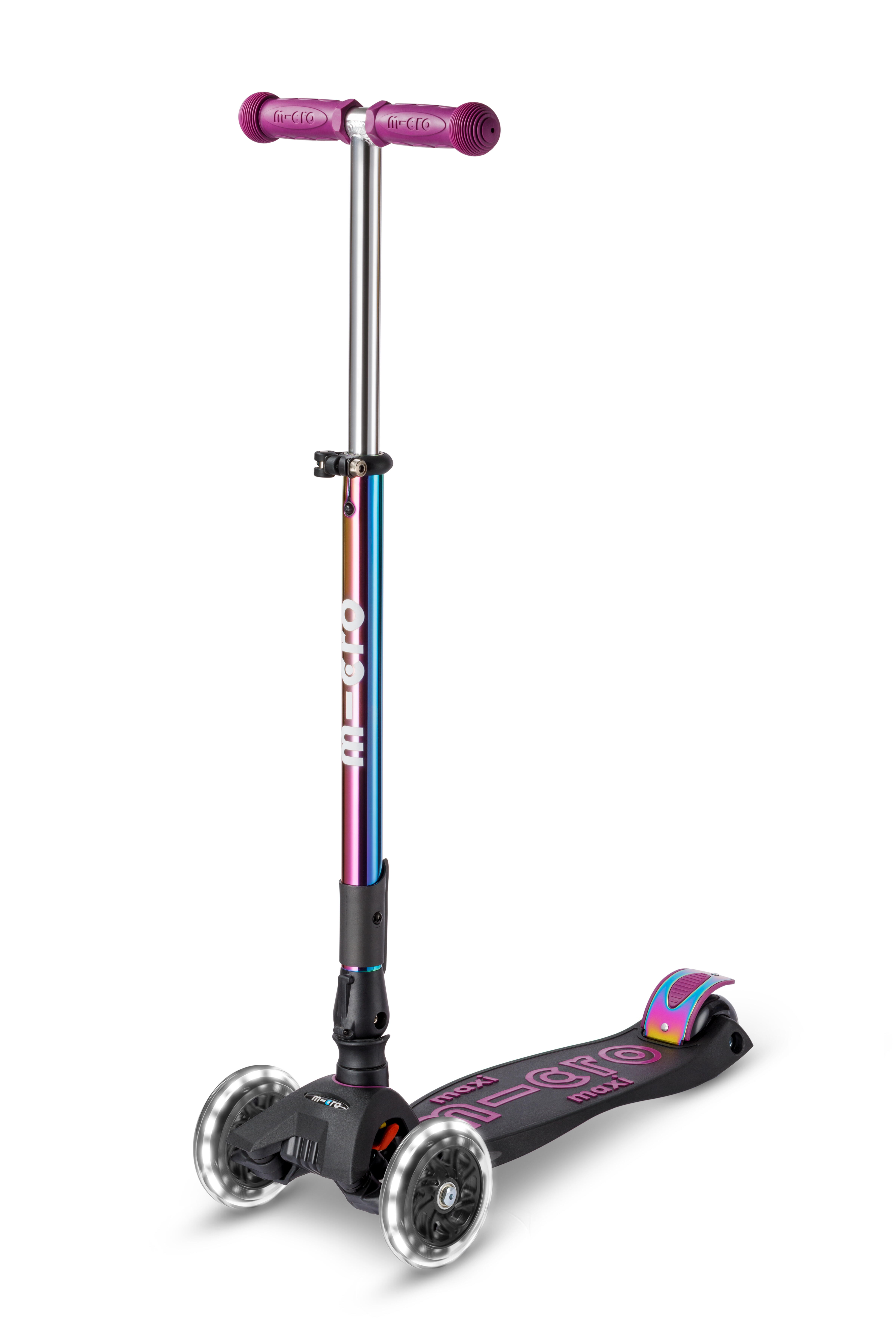 Micro Maxi Deluxe składana LED Neochrome w fioletowym odcieniu
