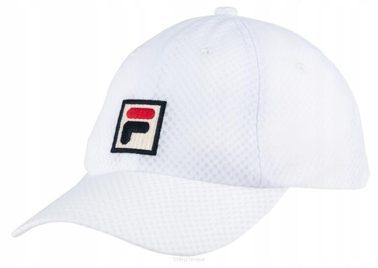 Czapka tenisowa Fila Mesh Cap Sampau biała