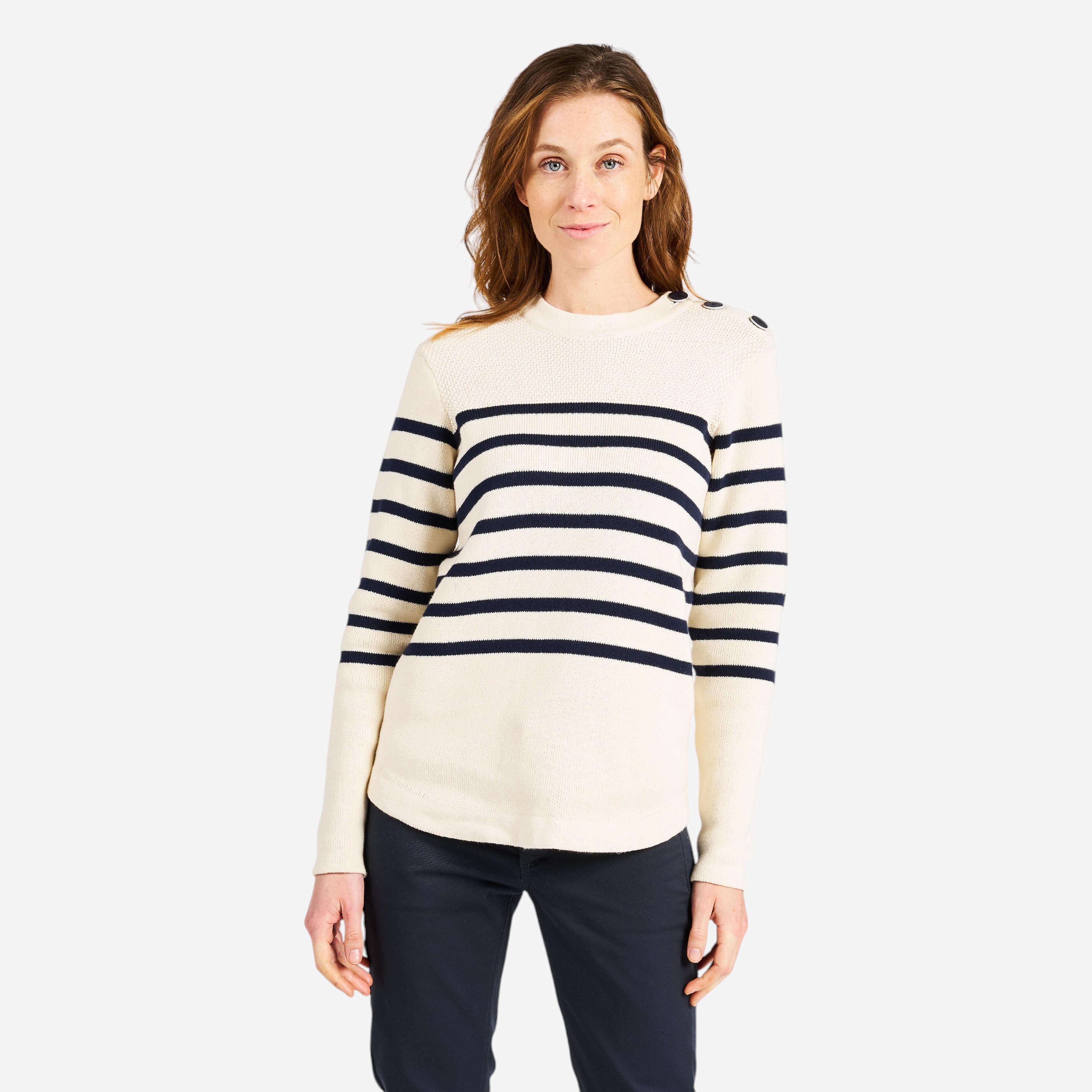 Sweter marynarski damski Tribord 100