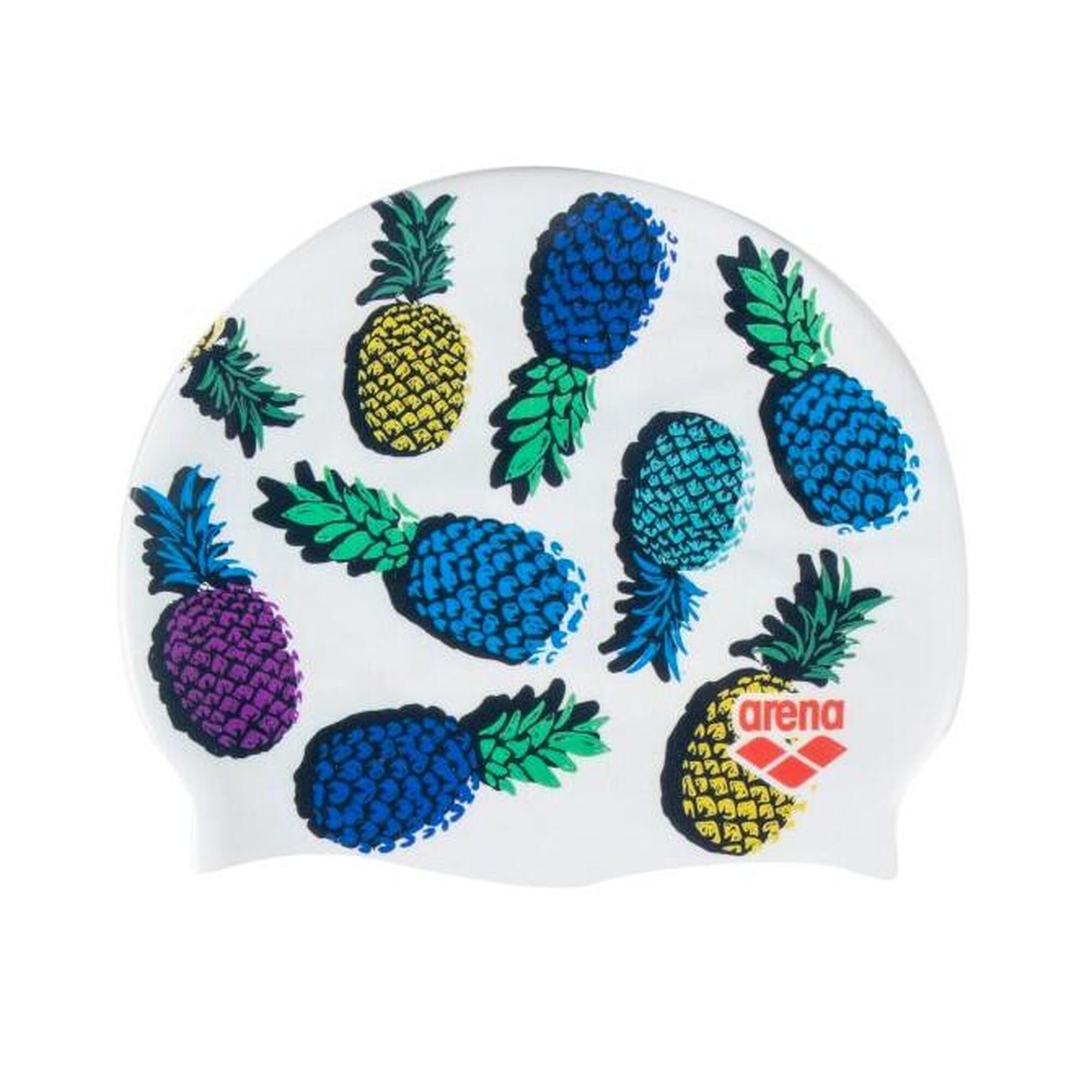Czepek pływacki silikonowy unisex treningowy na basen Arena HD Cap Pineapples