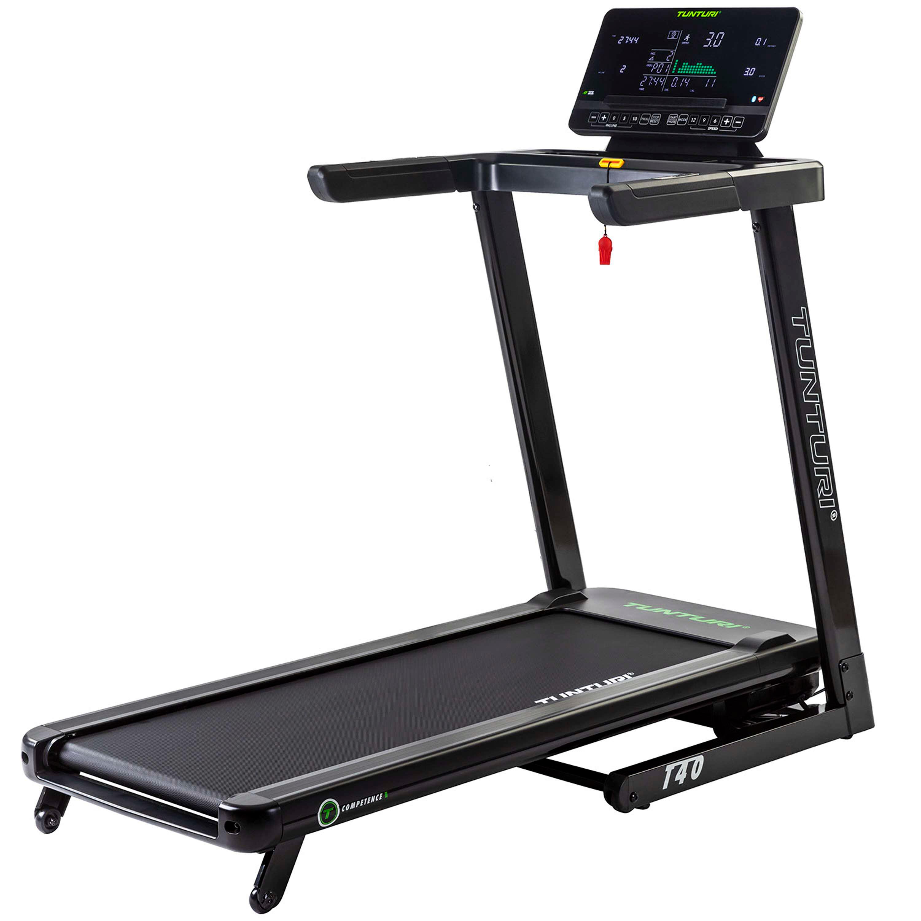 Bieżnia do biegania-Bluetooth-16 km/h-12%-LCD 10 cali-Tunturi-Signature T40