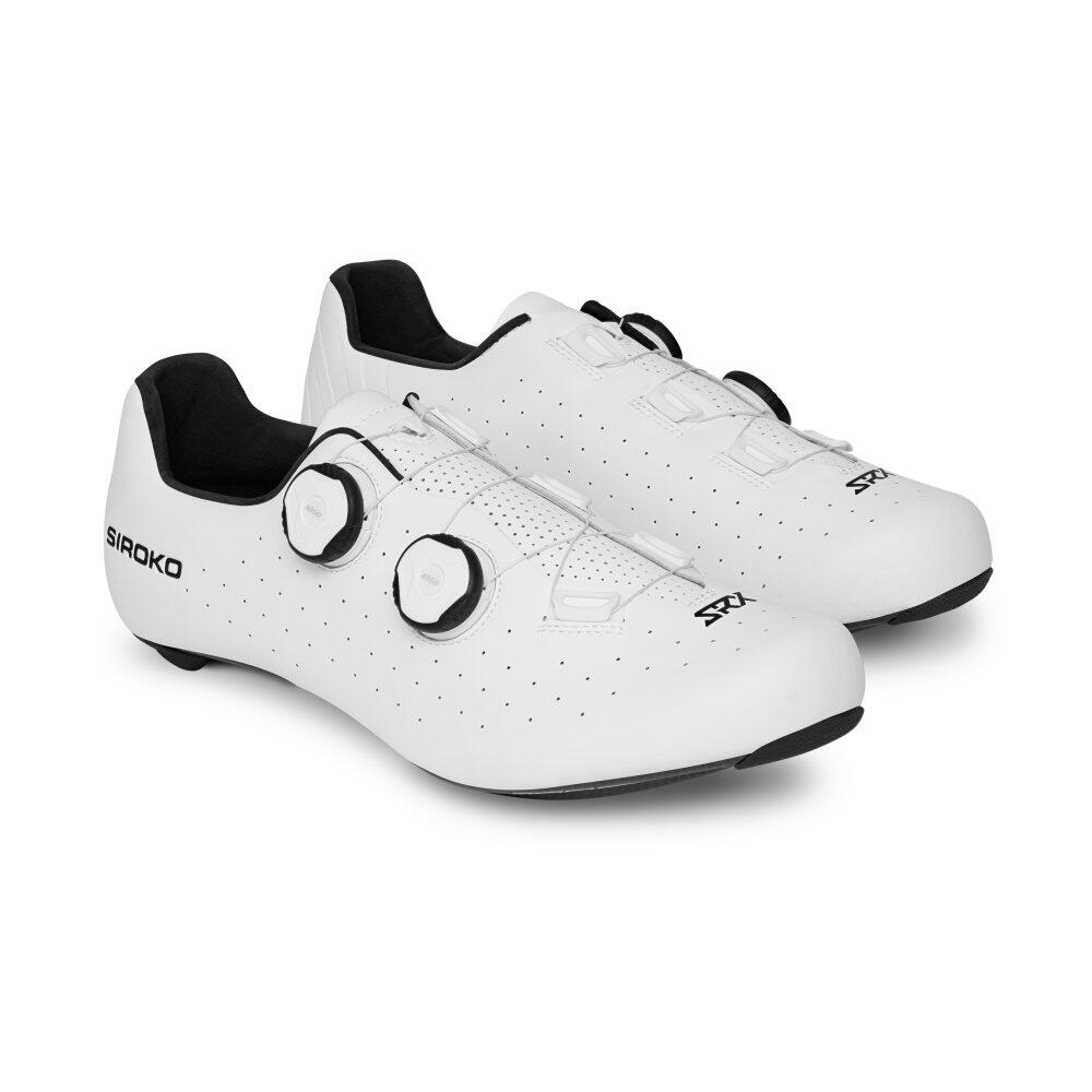 Buty kolarskie szosowe Kolarstwo Siroko OKORIS WHITE