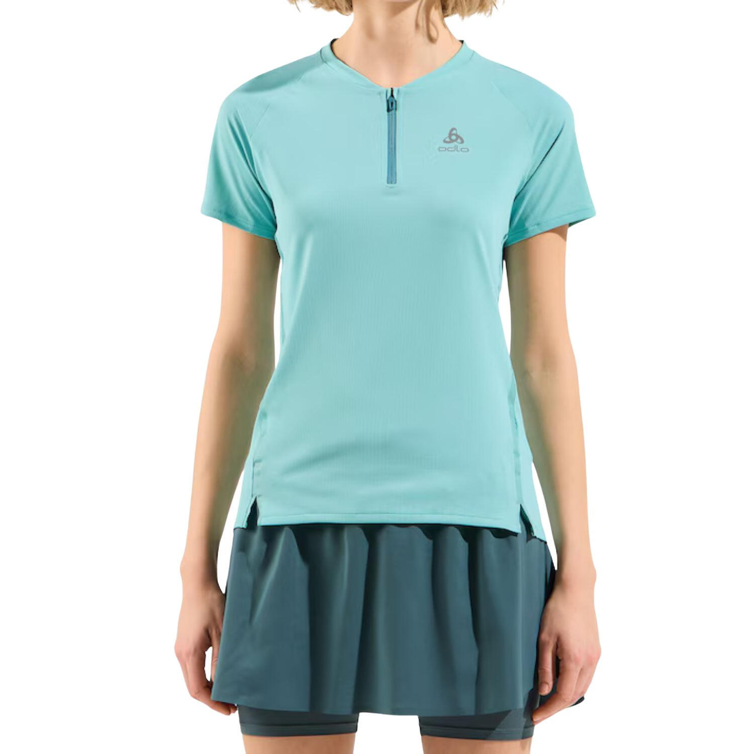 Koszulka do biegania damska Odlo X-Alp 1/2 Zip