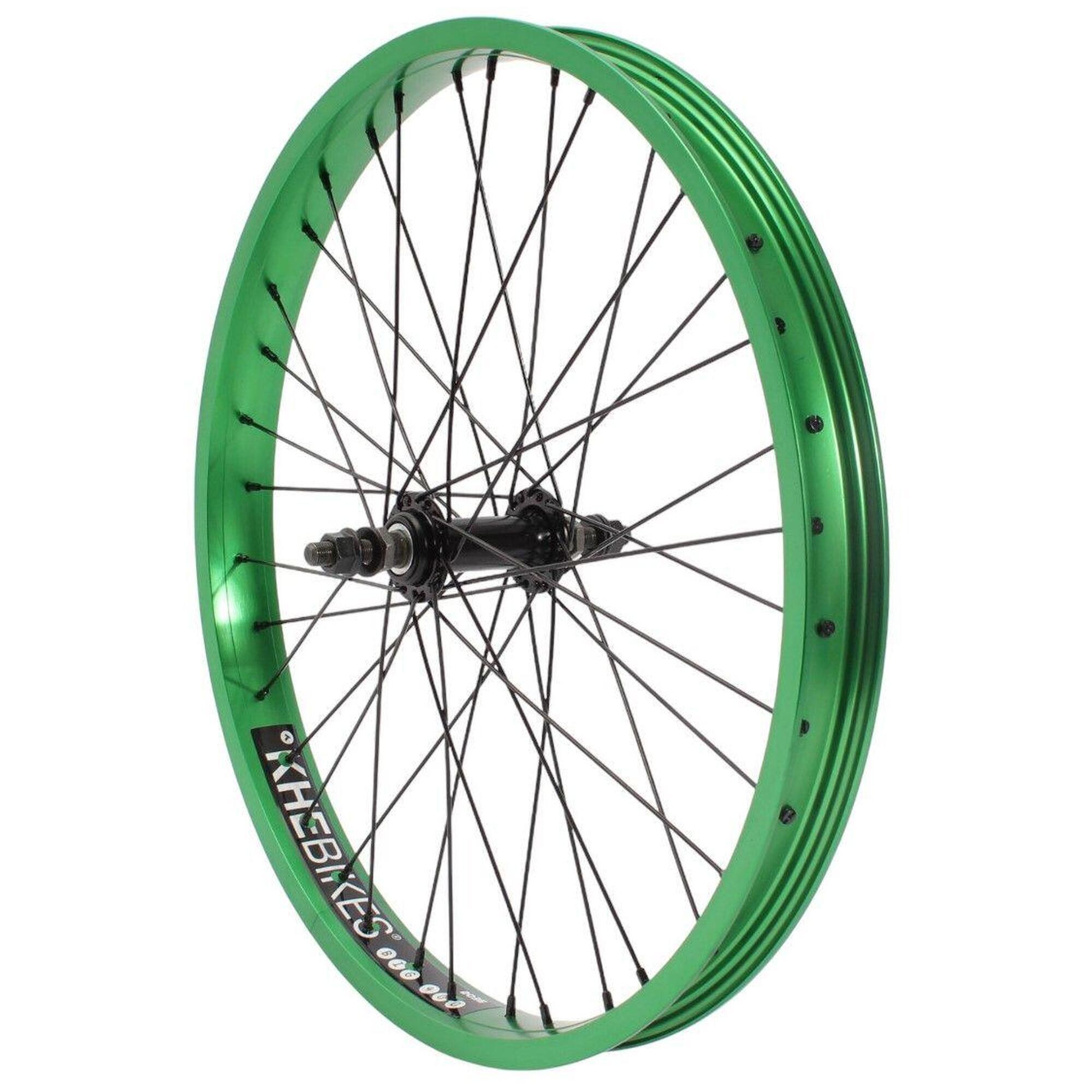 Przednie koło BMX KHE PRISM 20 cali zielone